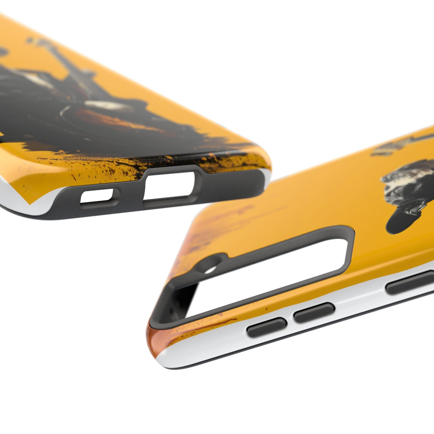 Rock Star Dog with Guitar Tough Phone Case – Wearable Art for Pet & Music Enthusiasts