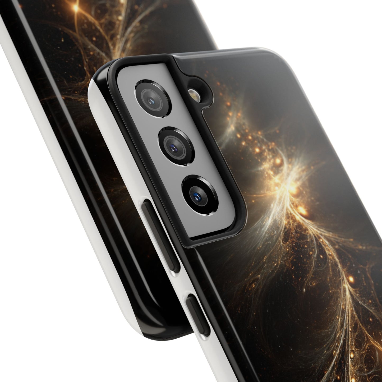 Cosmic Glow Tough Phone Case - Galaxy Design for Sci-Fi Lovers