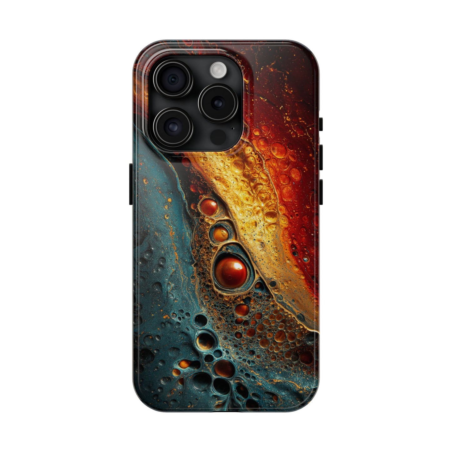 Abstract Colorful Tough Phone Case - Protective Cover with Unique Design