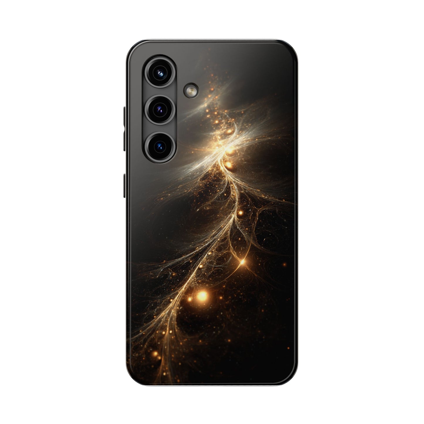 Cosmic Glow Tough Phone Case - Galaxy Design for Sci-Fi Lovers