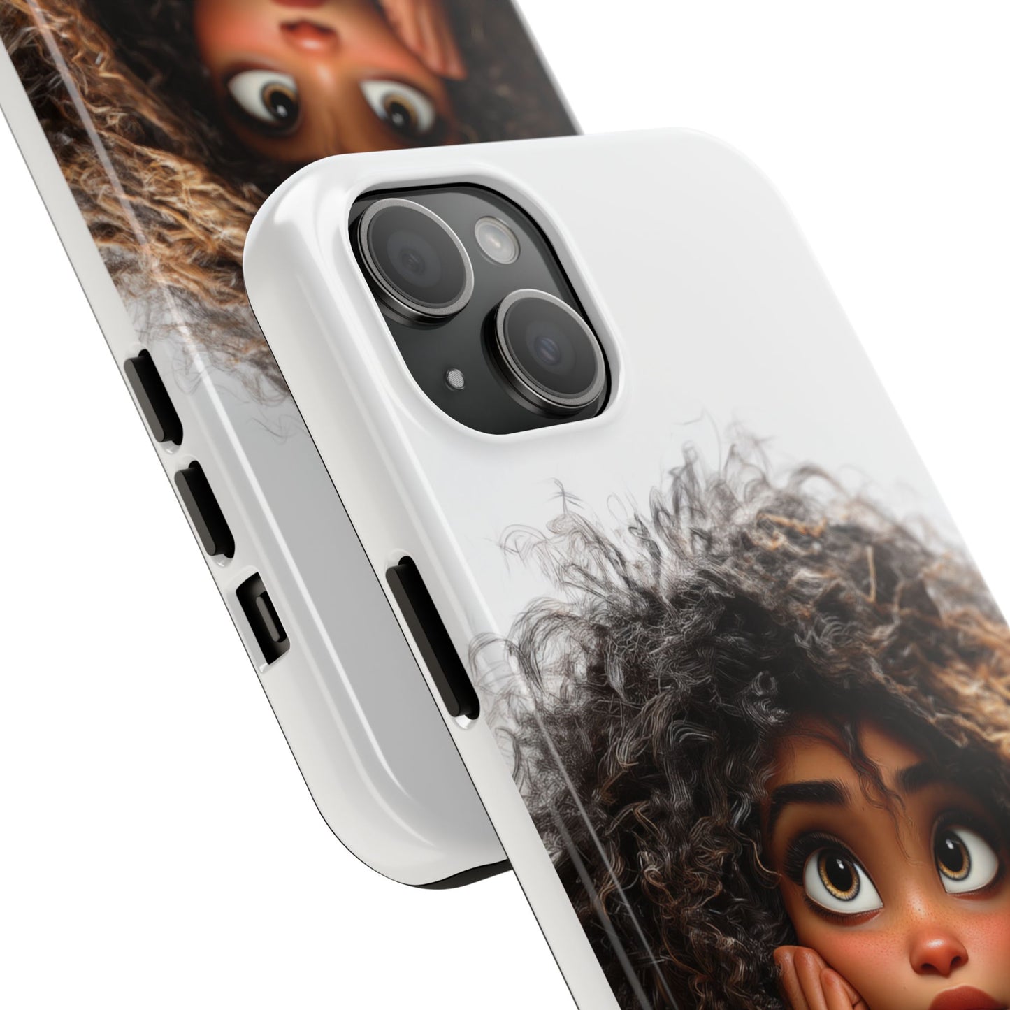 Whimsical Tough Phone Case – Playful Character Design for Teens & Creatives