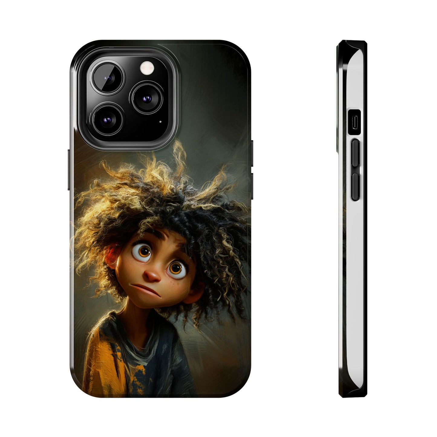 Whimsical Character Tough Phone Case for Kids