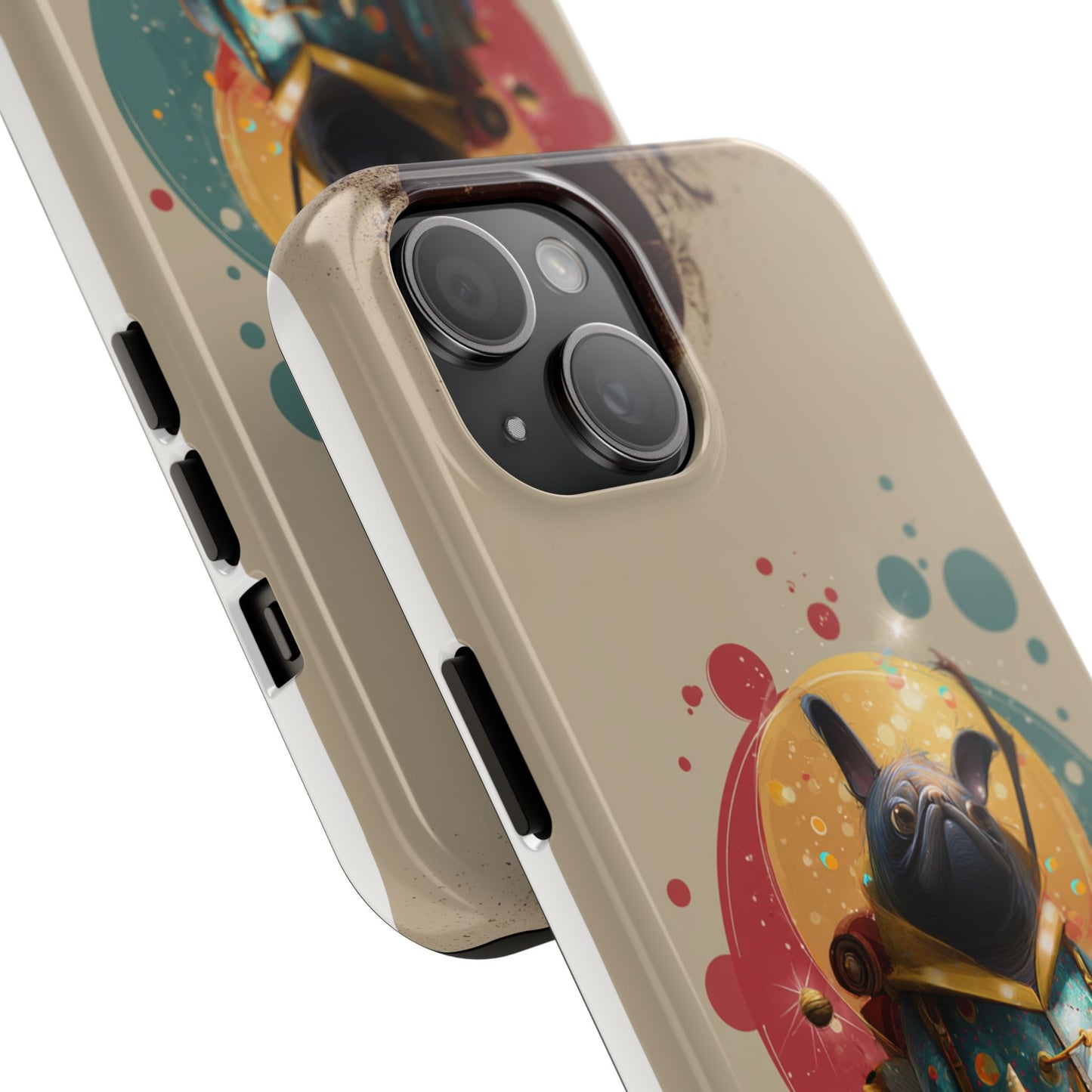 Whimsical Pet-Inspired Tough Phone Case - Perfect for Animal Lovers