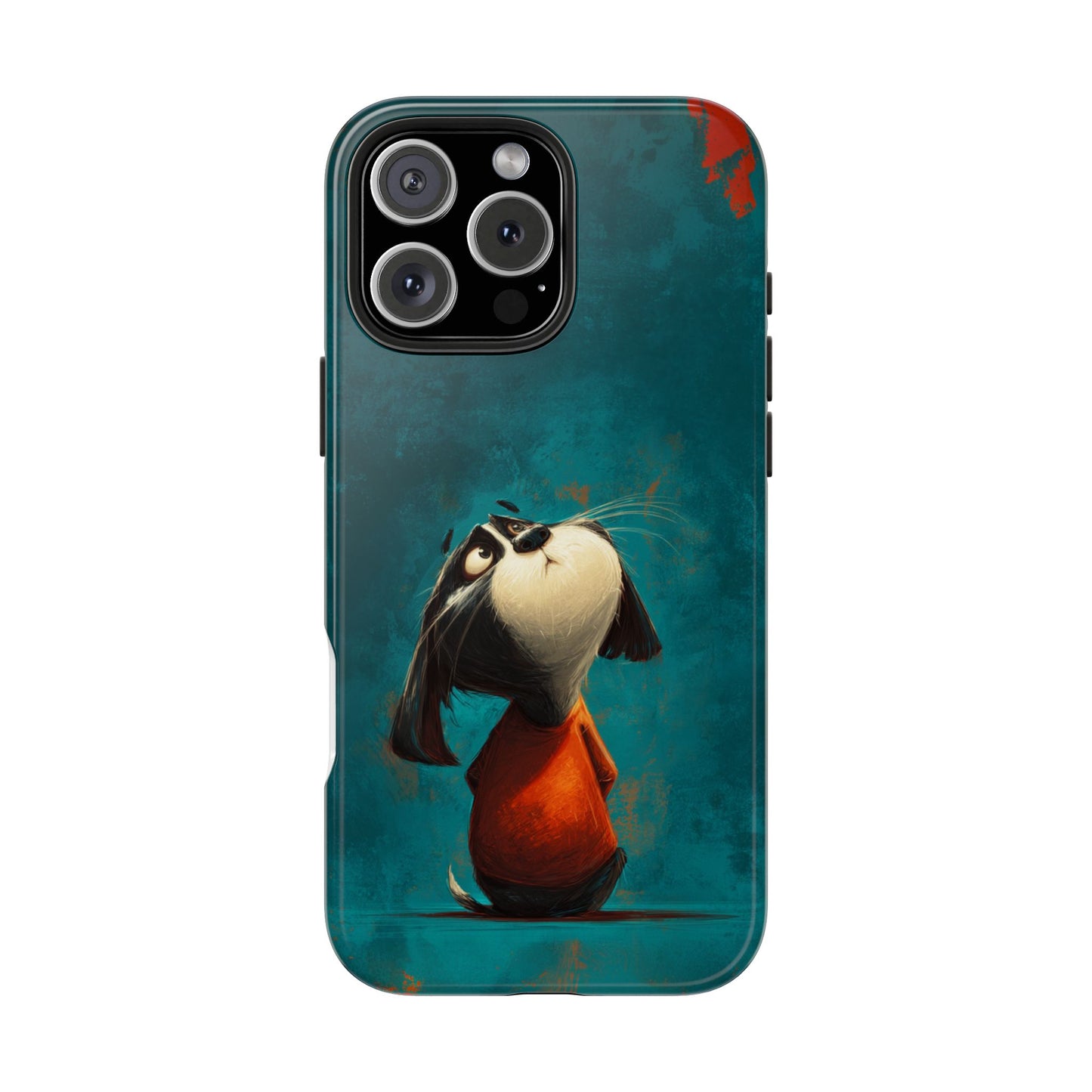 Whimsical Dog Tough Phone Case - Perfect for Pet Lovers!