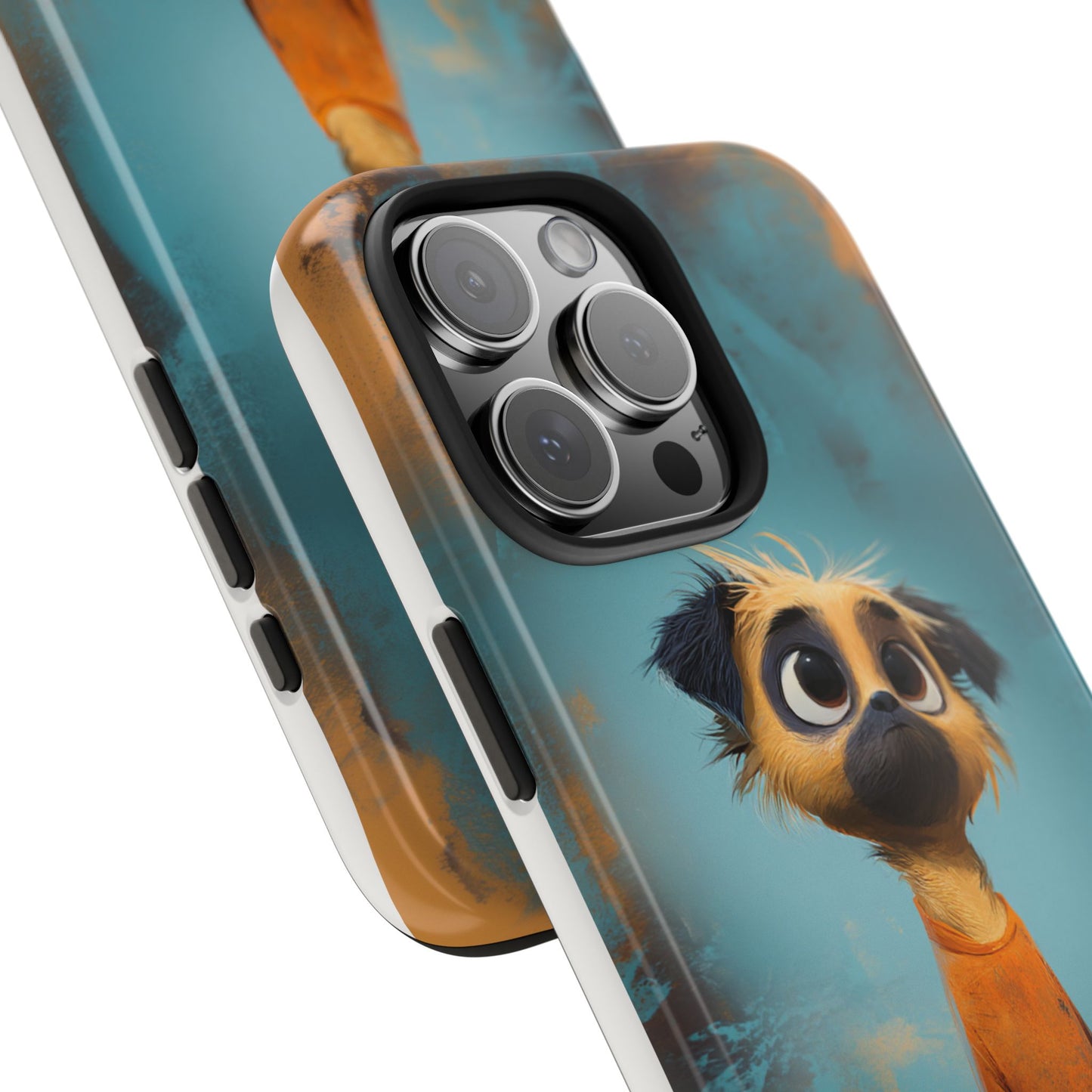 Cute Cartoon Dog Tough Phone Case for Pet Lovers