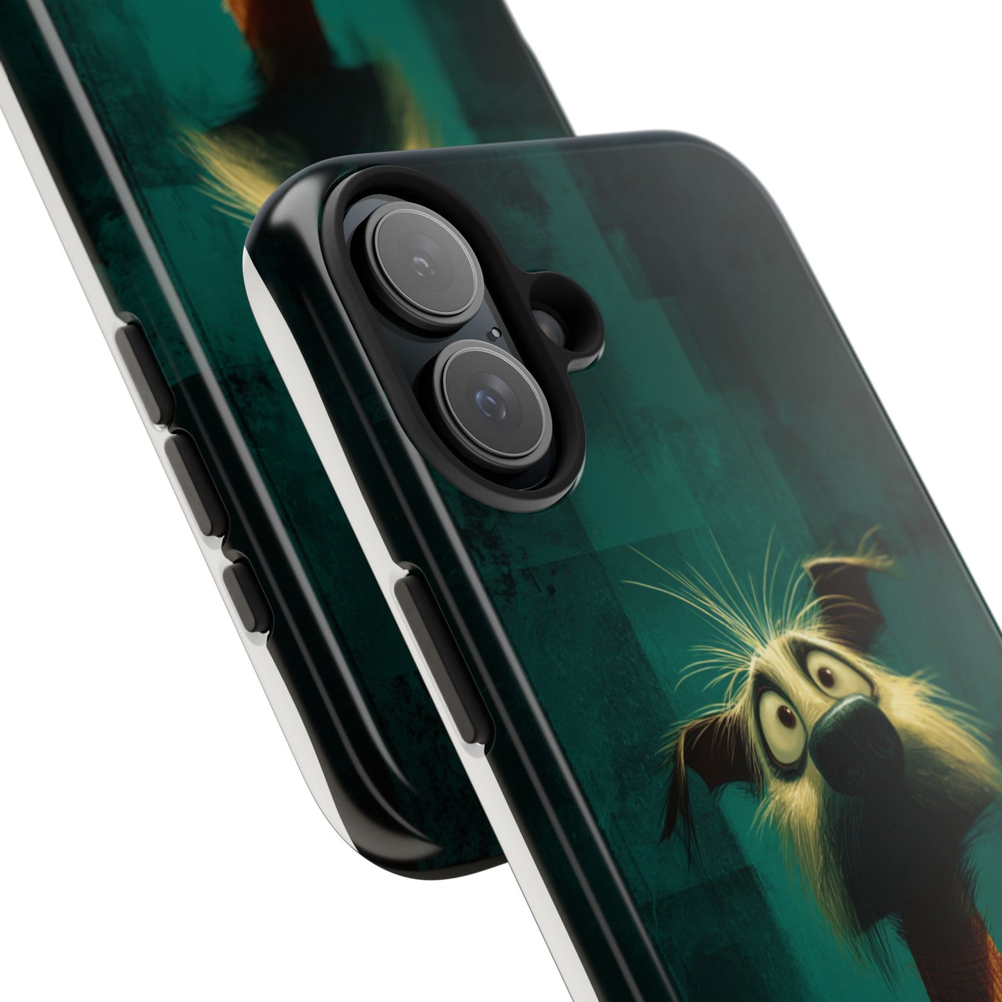 Cute Pet-Inspired Tough Phone Case - Ideal for Animal Lovers