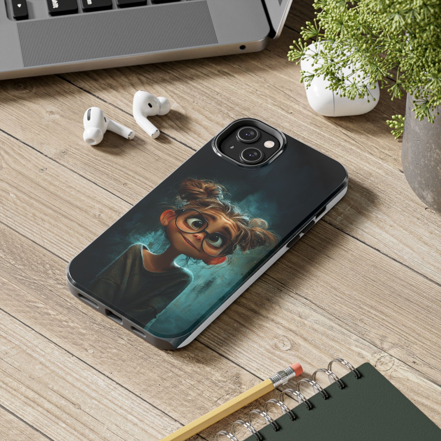 Cute Character Tough Phone Case - Perfect Gift for Kids and Teens