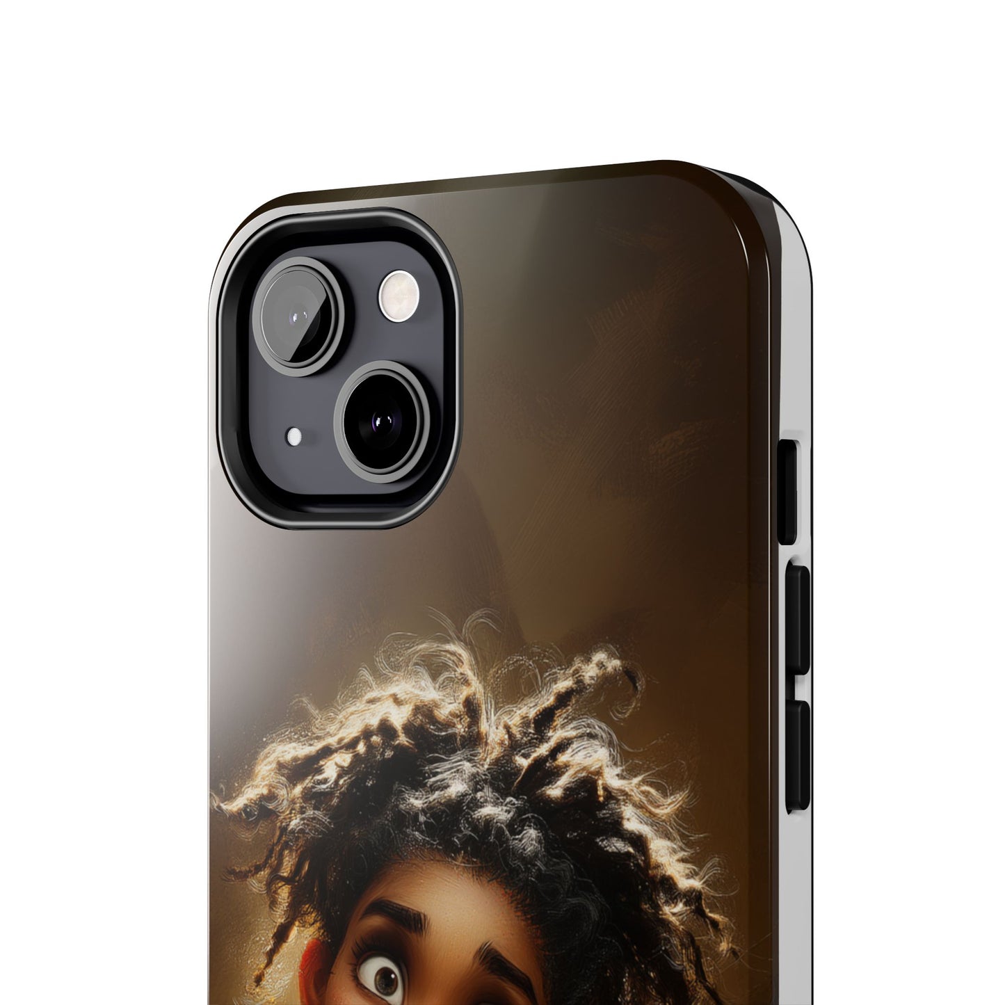 Whimsical Tough Phone Case with Playful Character Design
