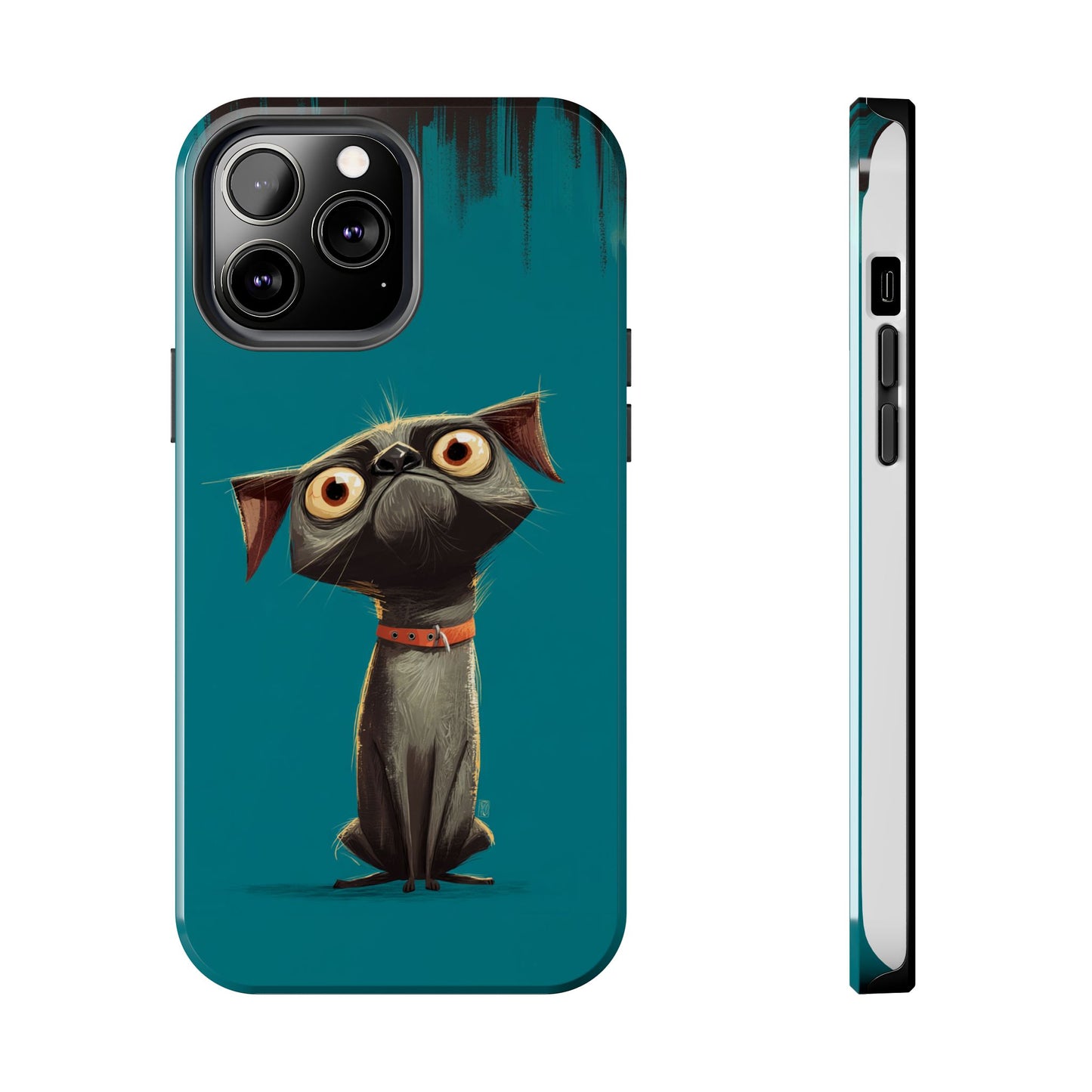 Cute Dog Tough Phone Case - Durable Protection for Pet Lovers