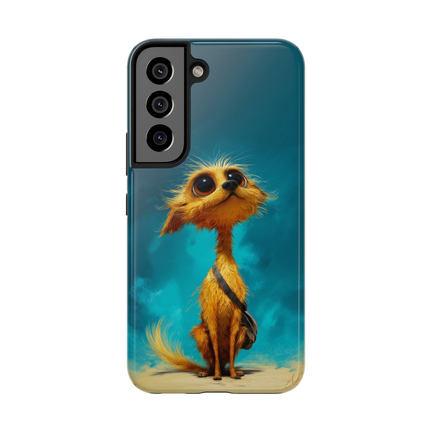Whimsical Dog Art Tough Phone Case - Durable and Stylish Protection for Pet Lovers