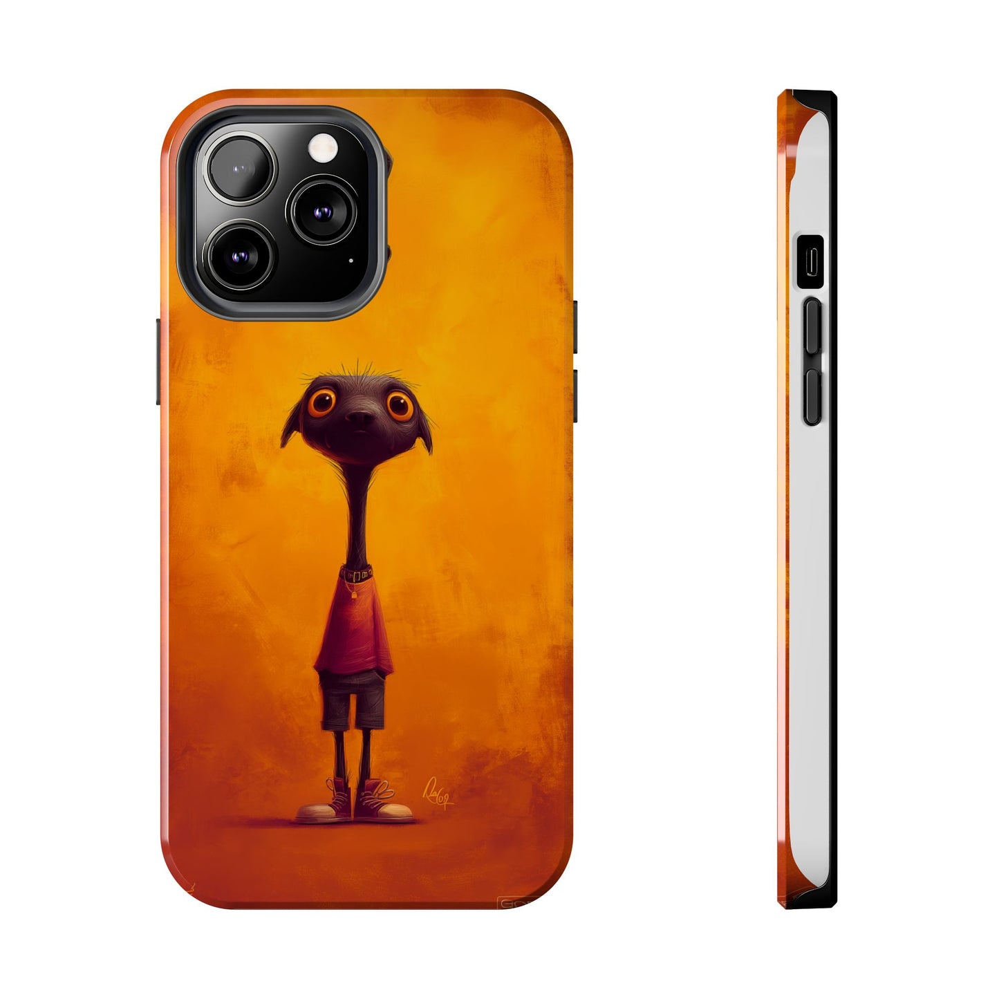 Whimsical Tough Phone Cases - Unique, Durable Design for Creative Minds
