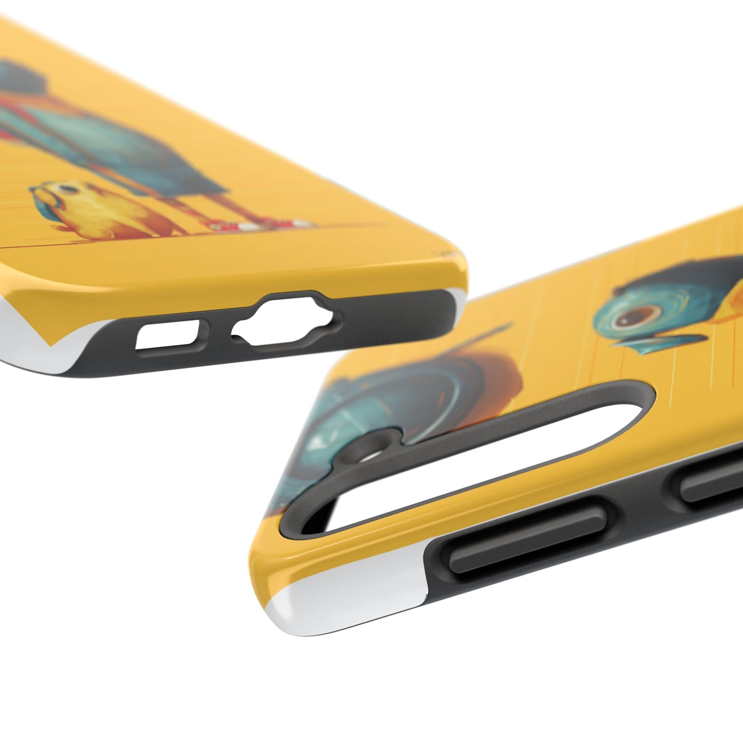 Colorful Animal Art Tough Phone Case - Perfect for Pet Lovers & Kids