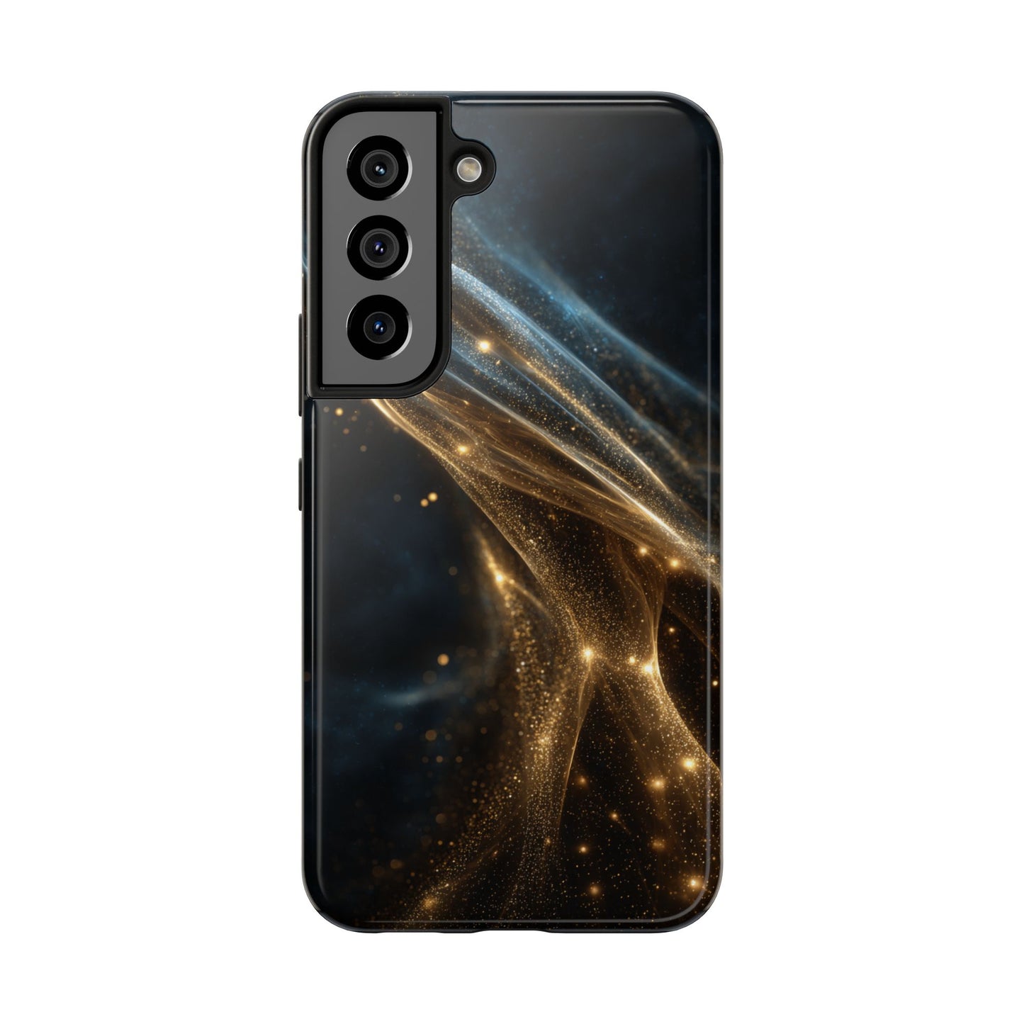 Stunning Gold Swirl Tough Phone Case - Stylish Protection with Elegance