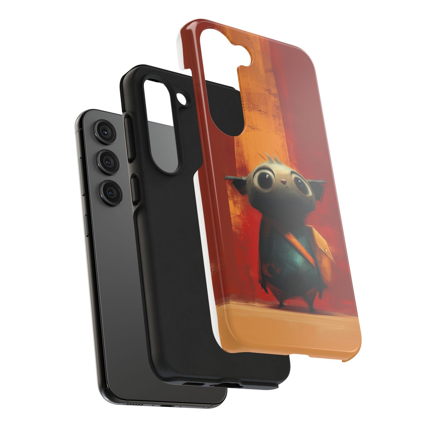 Adventurous Character Tough Phone Case - Durable Protection for Creative Souls