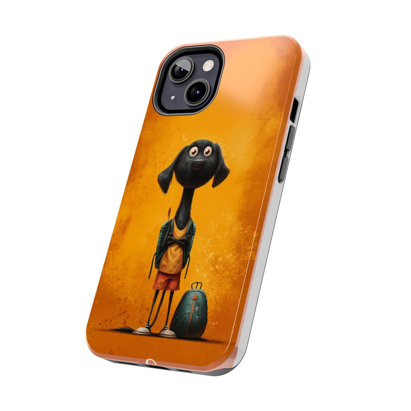 Cute Dog Art Tough Phone Case for Animal Lovers