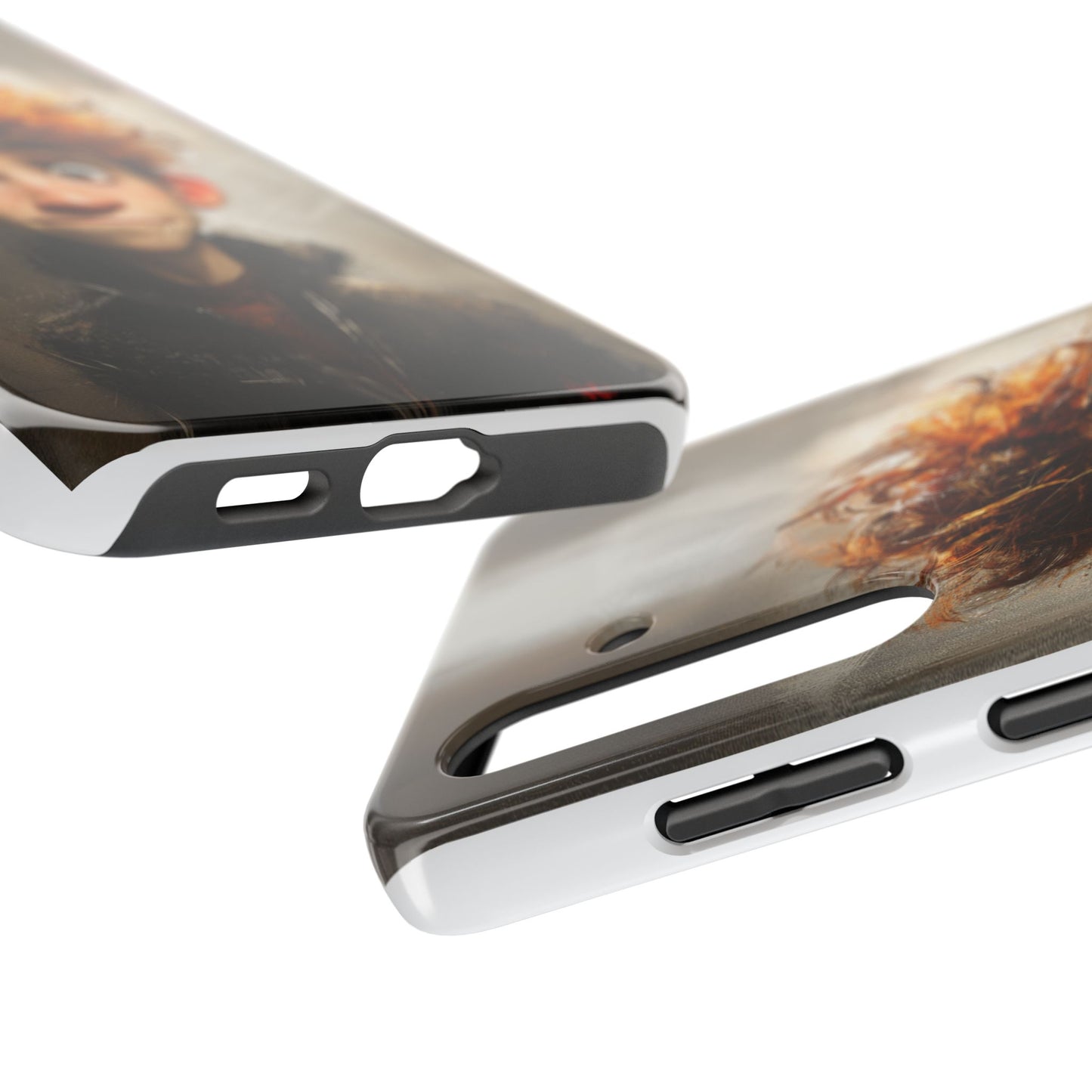Whimsical Tough Phone Case – Unique Art Design for Creative Souls