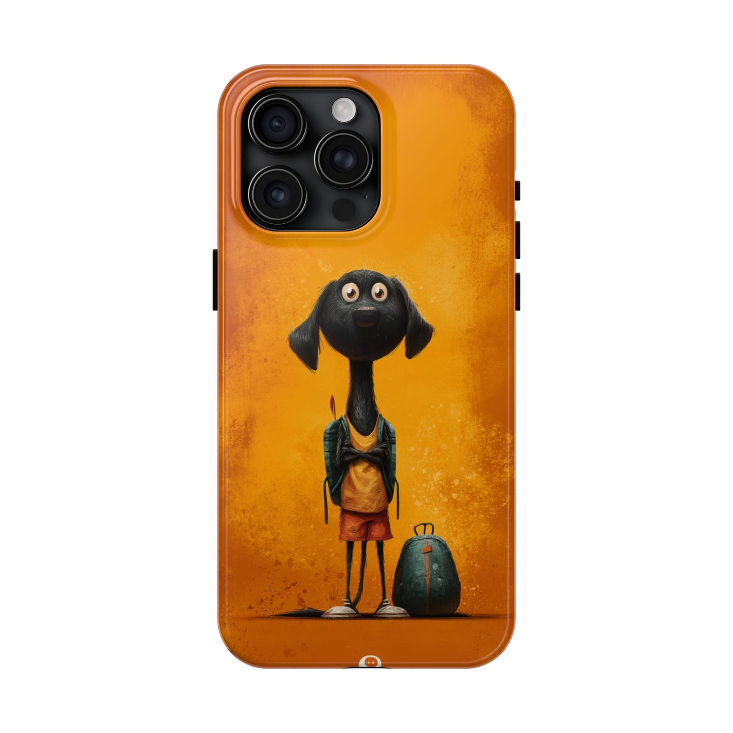 Cute Dog Art Tough Phone Case for Animal Lovers