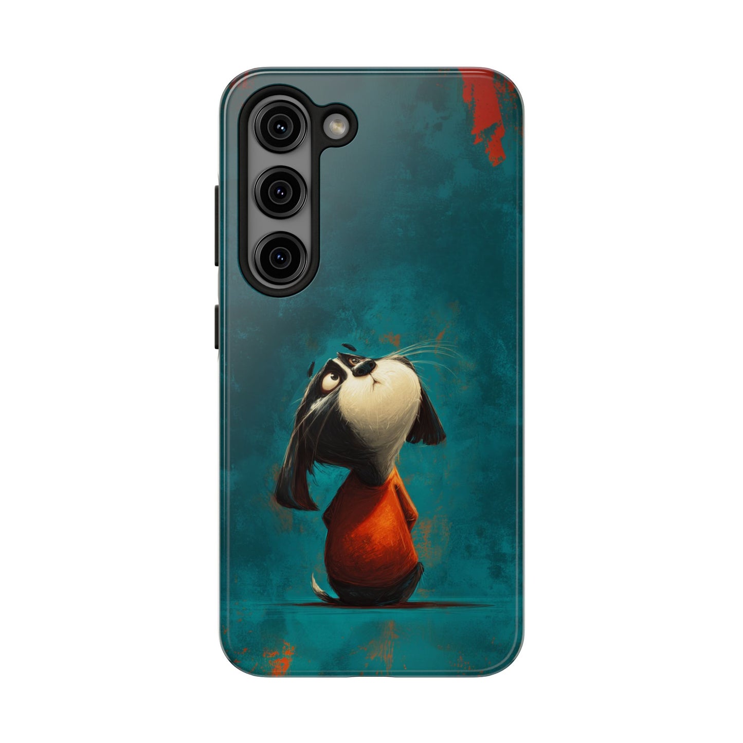 Whimsical Dog Tough Phone Case - Perfect for Pet Lovers!