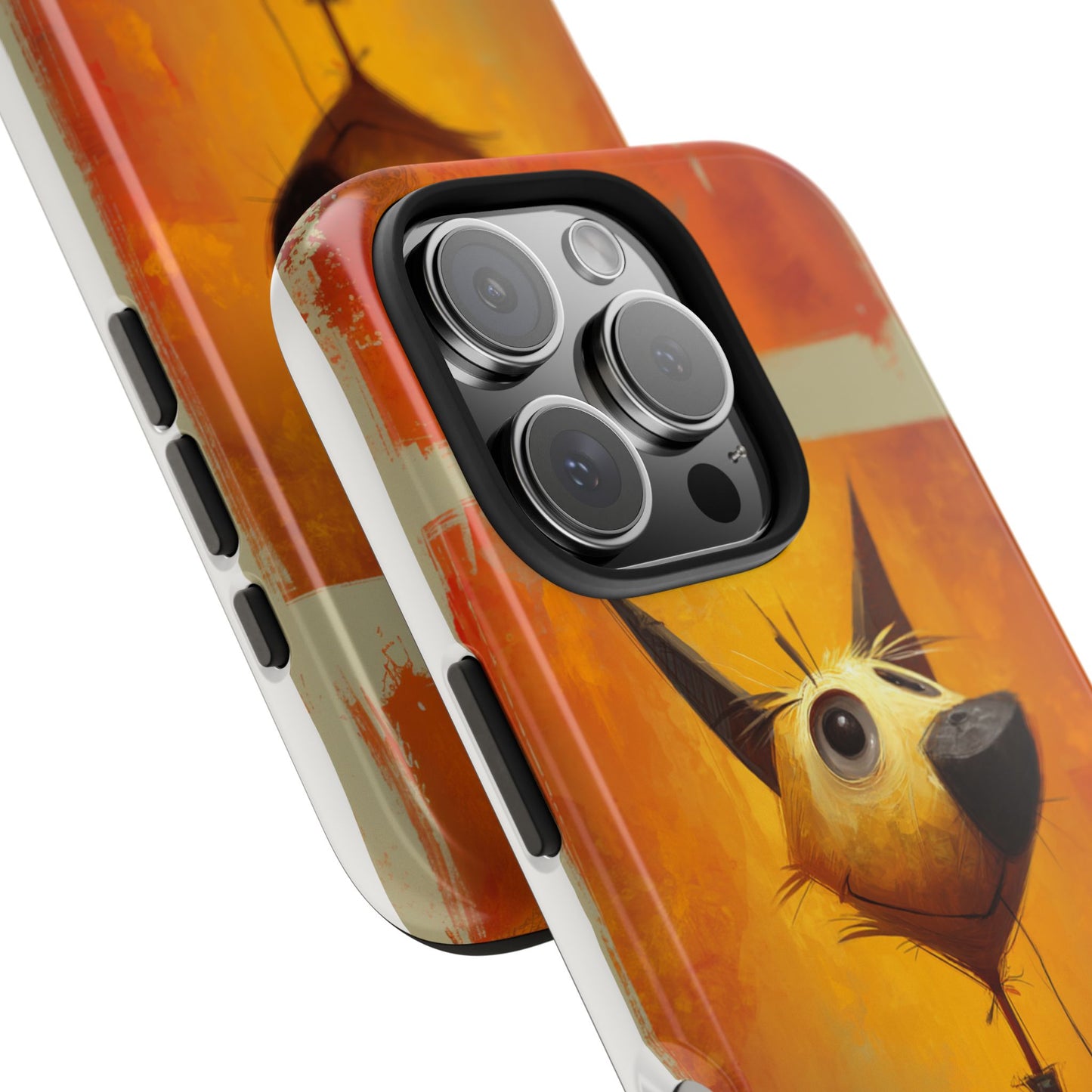 Whimsical Dog Art Tough Phone Case - Fun & Stylish Pet Lover Gift
