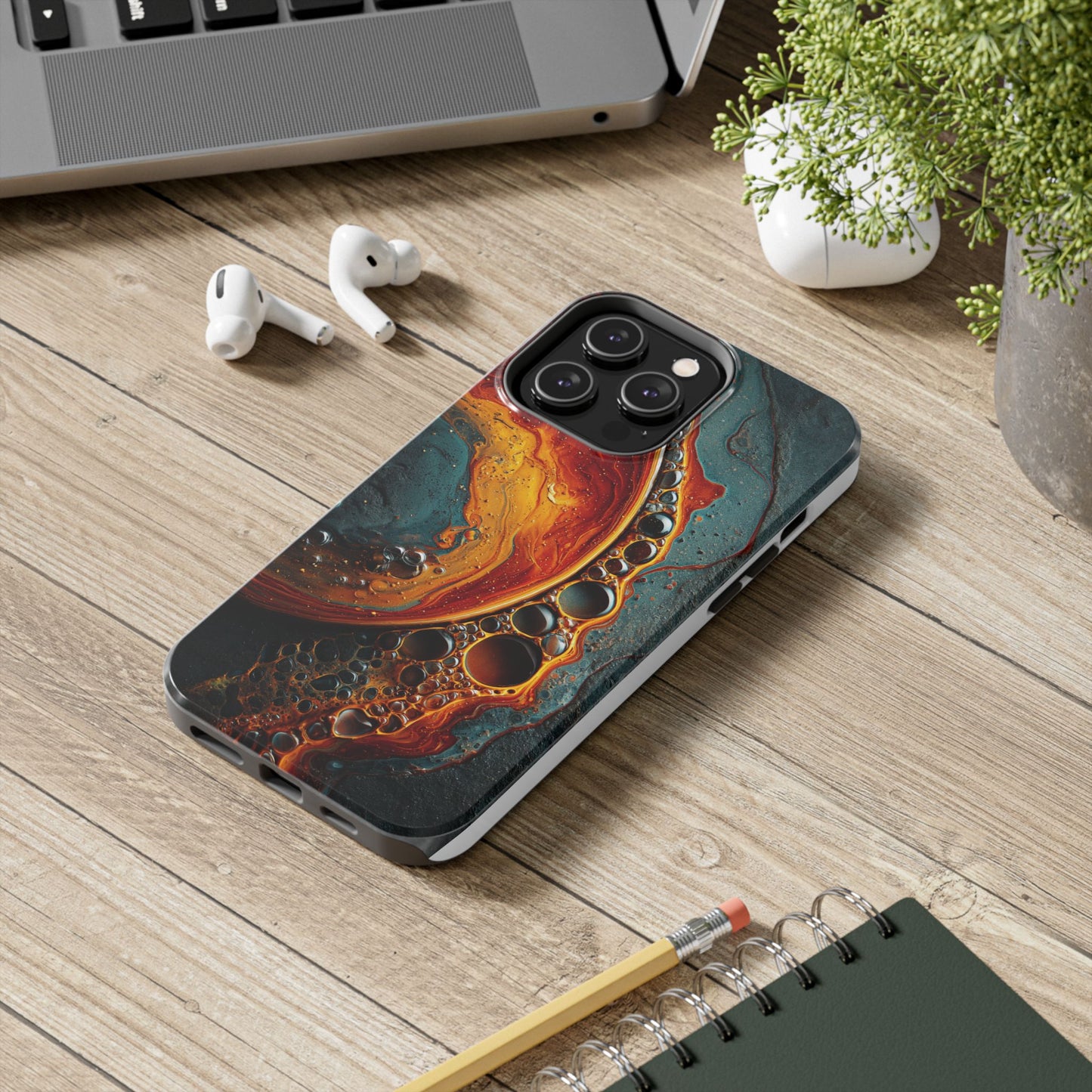 Vibrant Abstract Tough Phone Cases - Stylish Protection