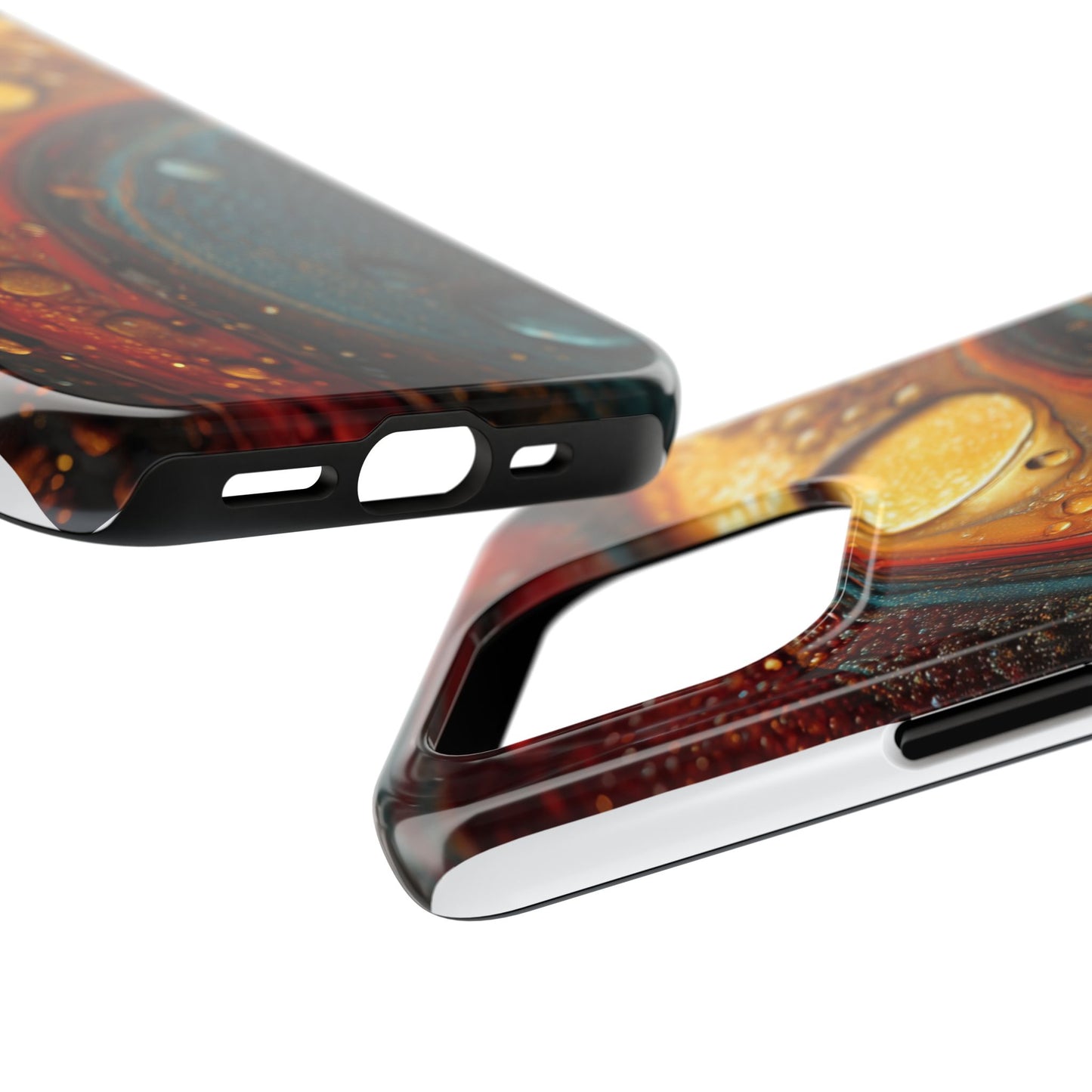 Vibrant Watercolor Tough Phone Case - Colorful Abstract Design