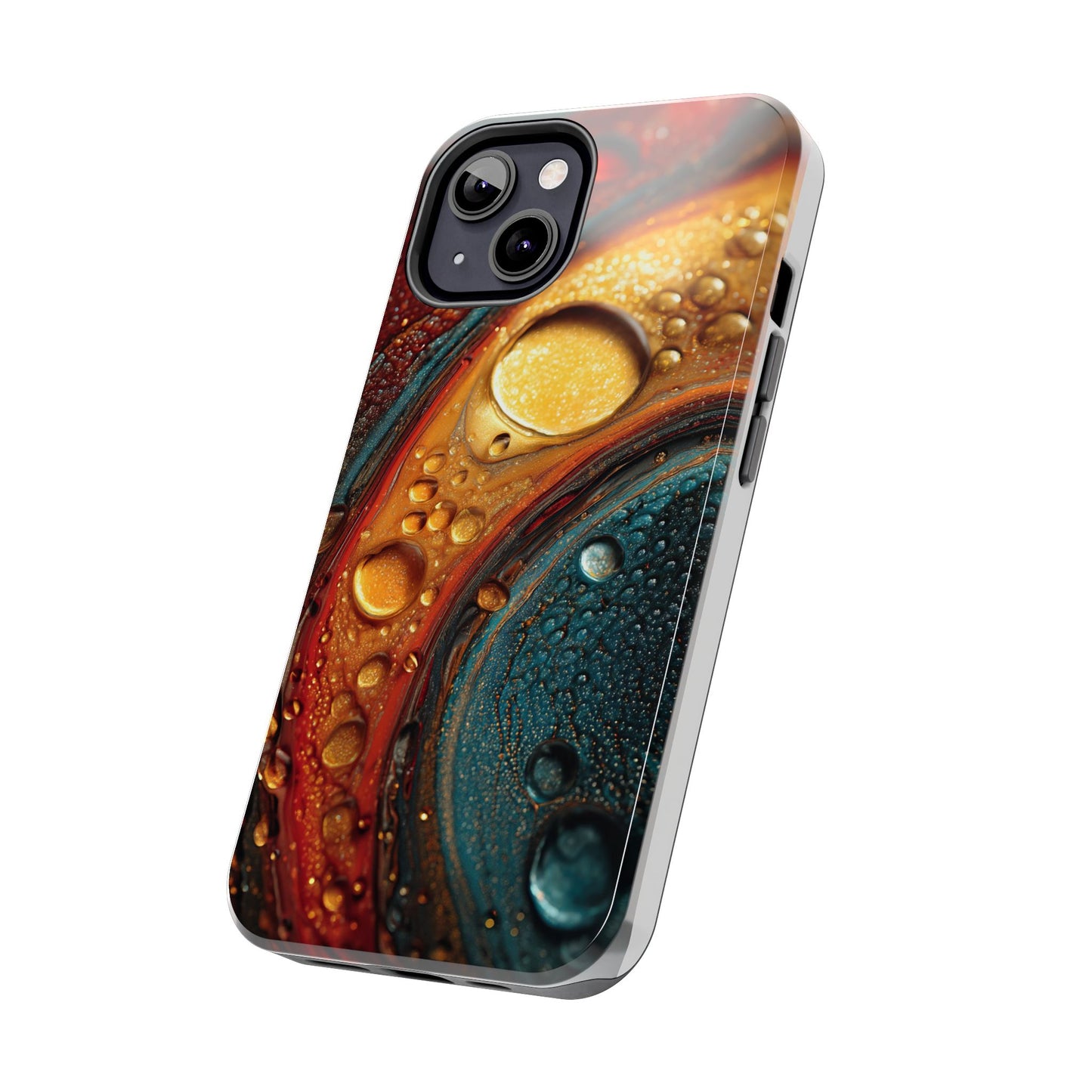 Vibrant Watercolor Tough Phone Case - Colorful Abstract Design