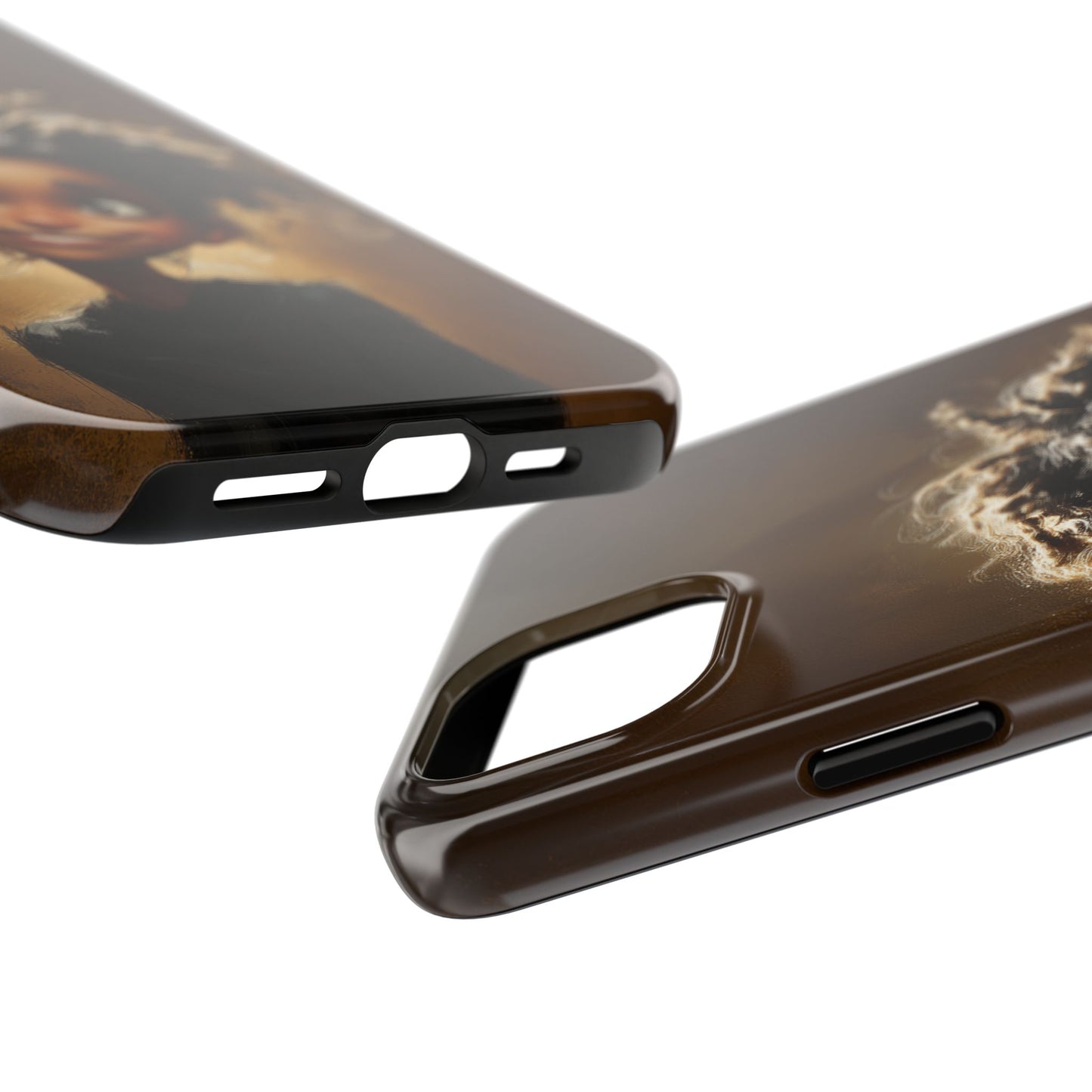Whimsical Tough Phone Case with Playful Character Design