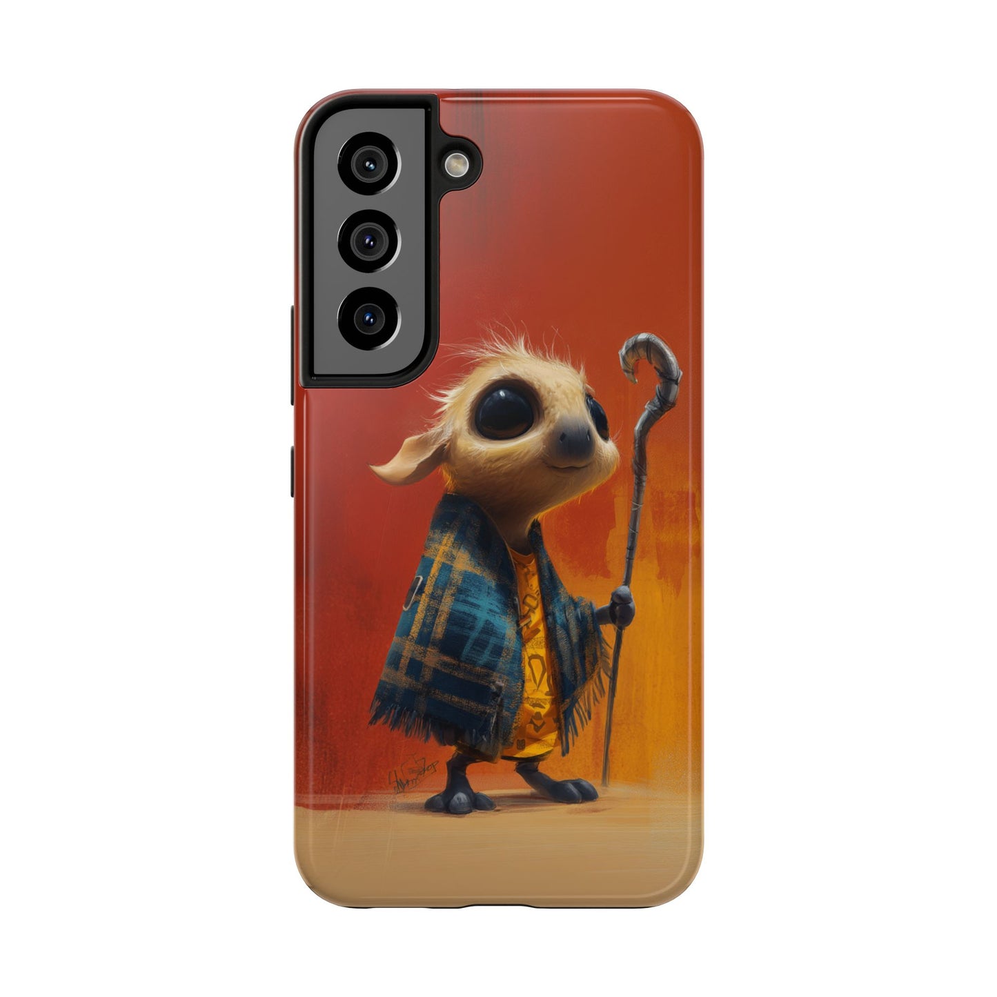 Whimsical Tough Phone Case - Cute Character Design for Kids & Adults