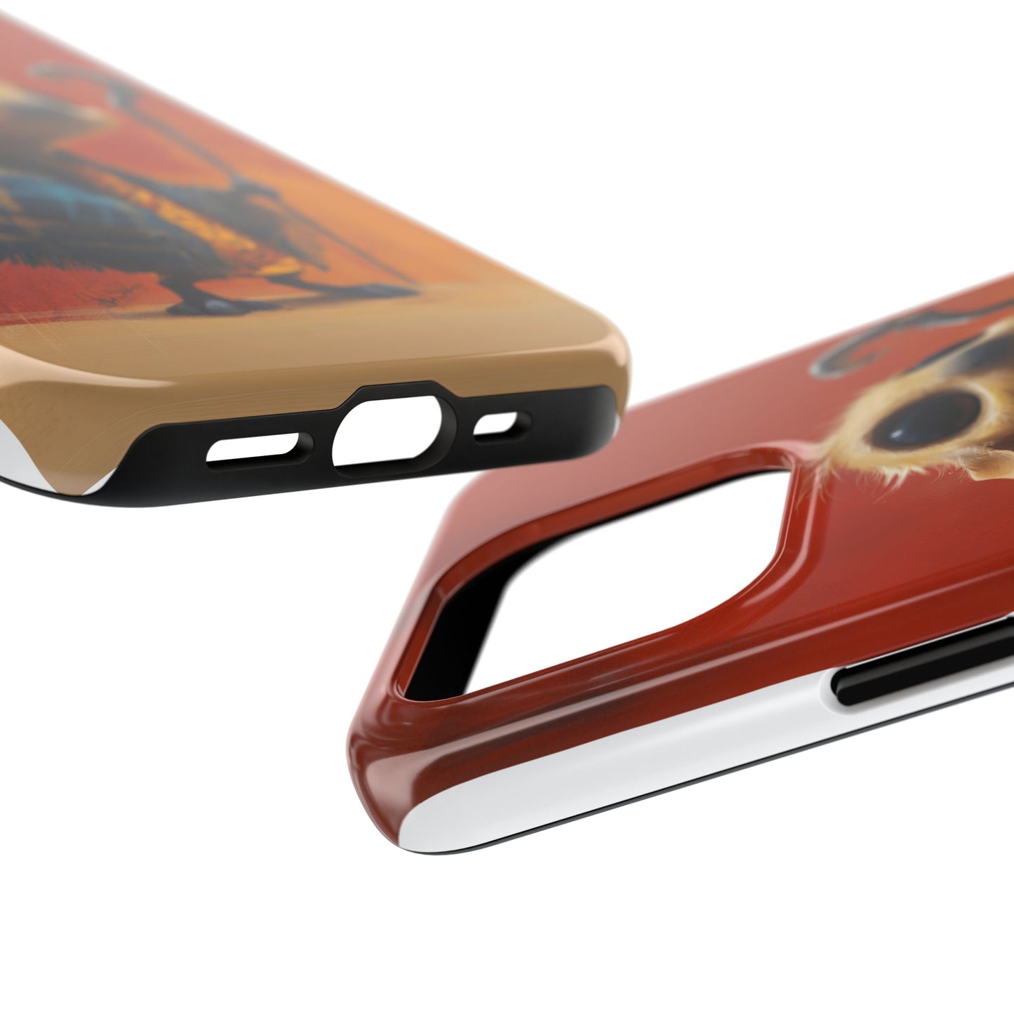 Whimsical Tough Phone Case - Cute Character Design for Kids & Adults