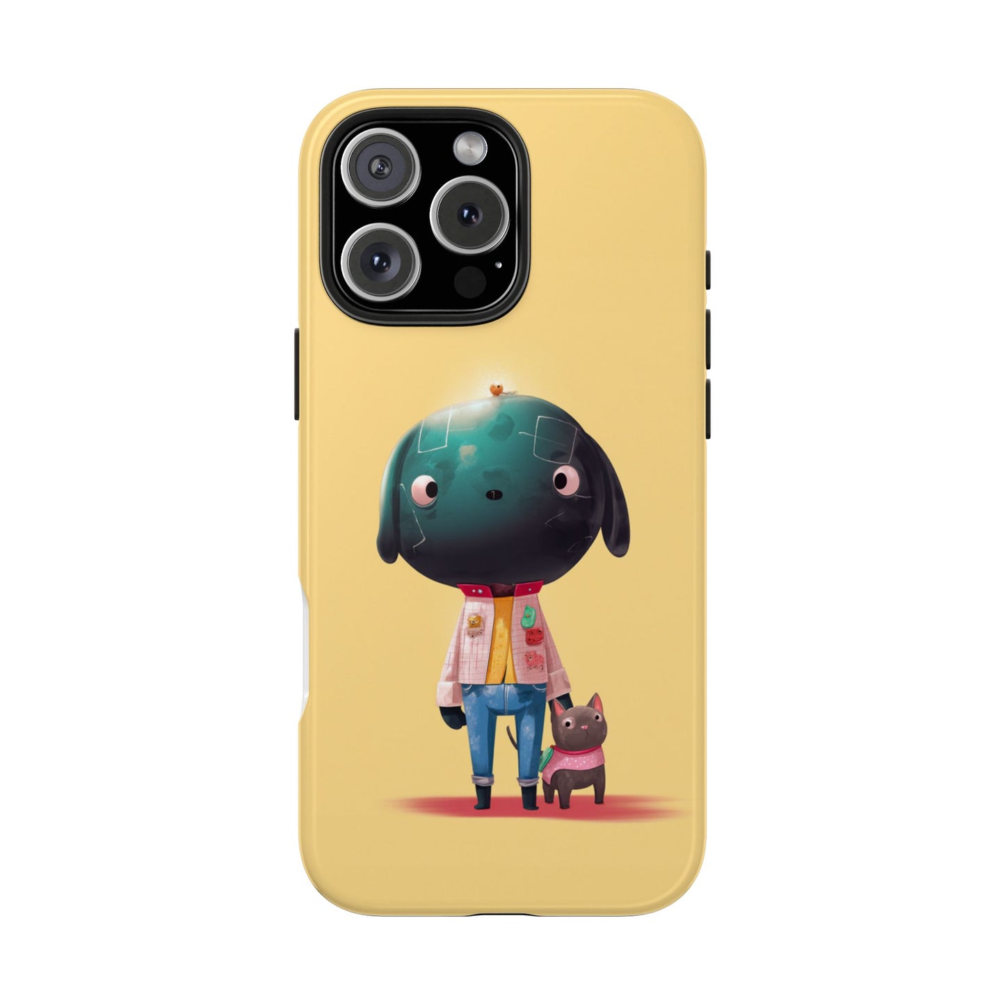 Cute Dog-Themed Tough Phone Cases for Pet Lovers - Durable Protection & Whimsical Design