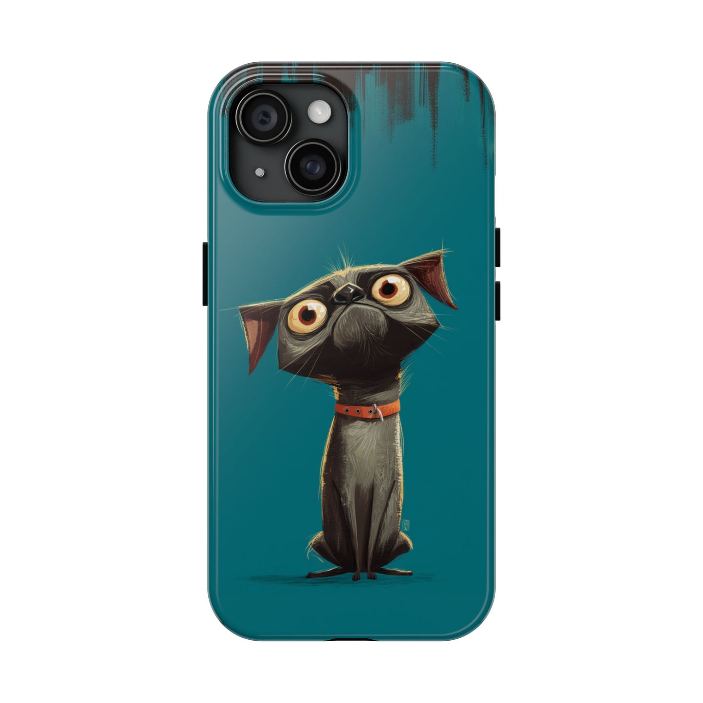 Cute Dog Tough Phone Case - Durable Protection for Pet Lovers