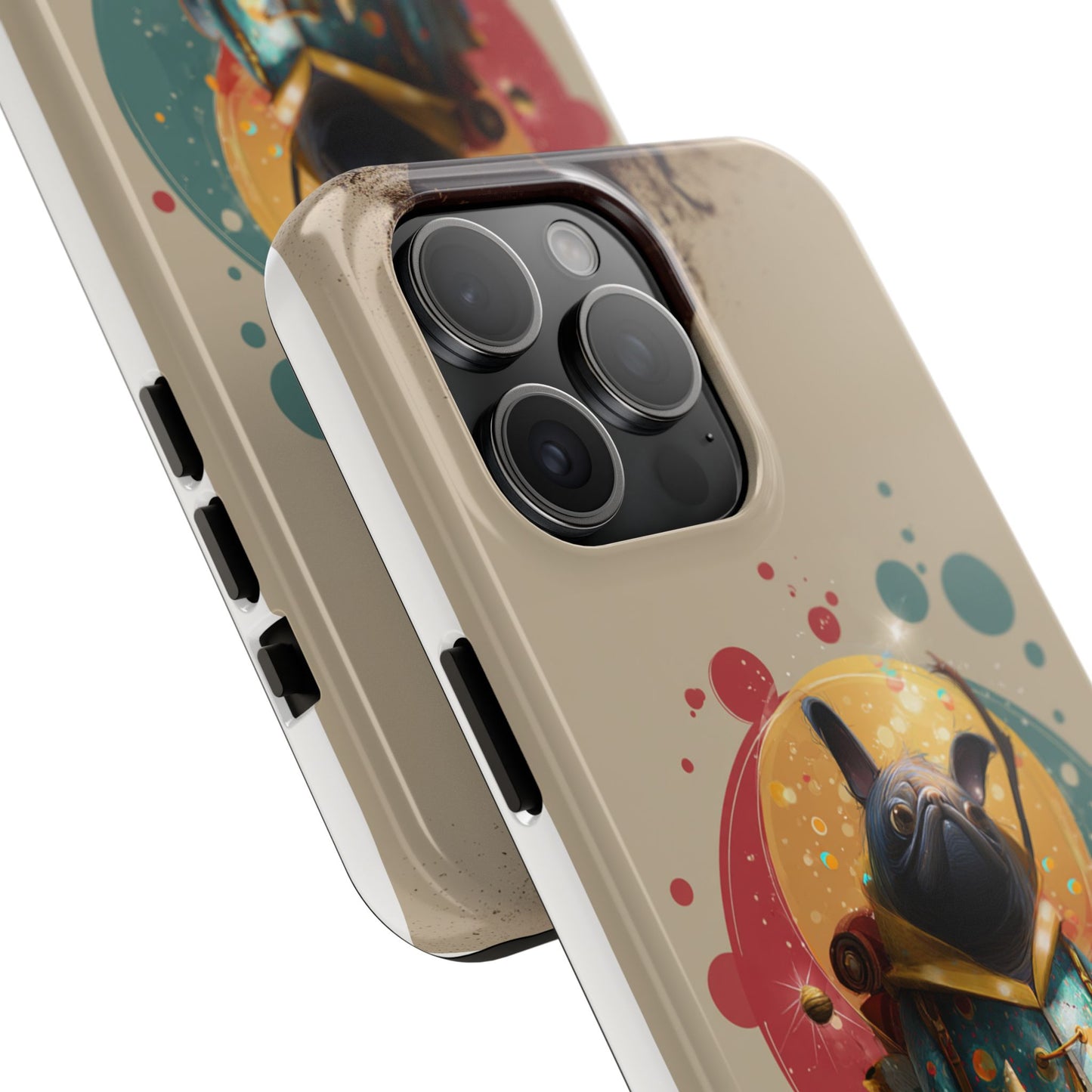 Whimsical Pet-Inspired Tough Phone Case - Perfect for Animal Lovers