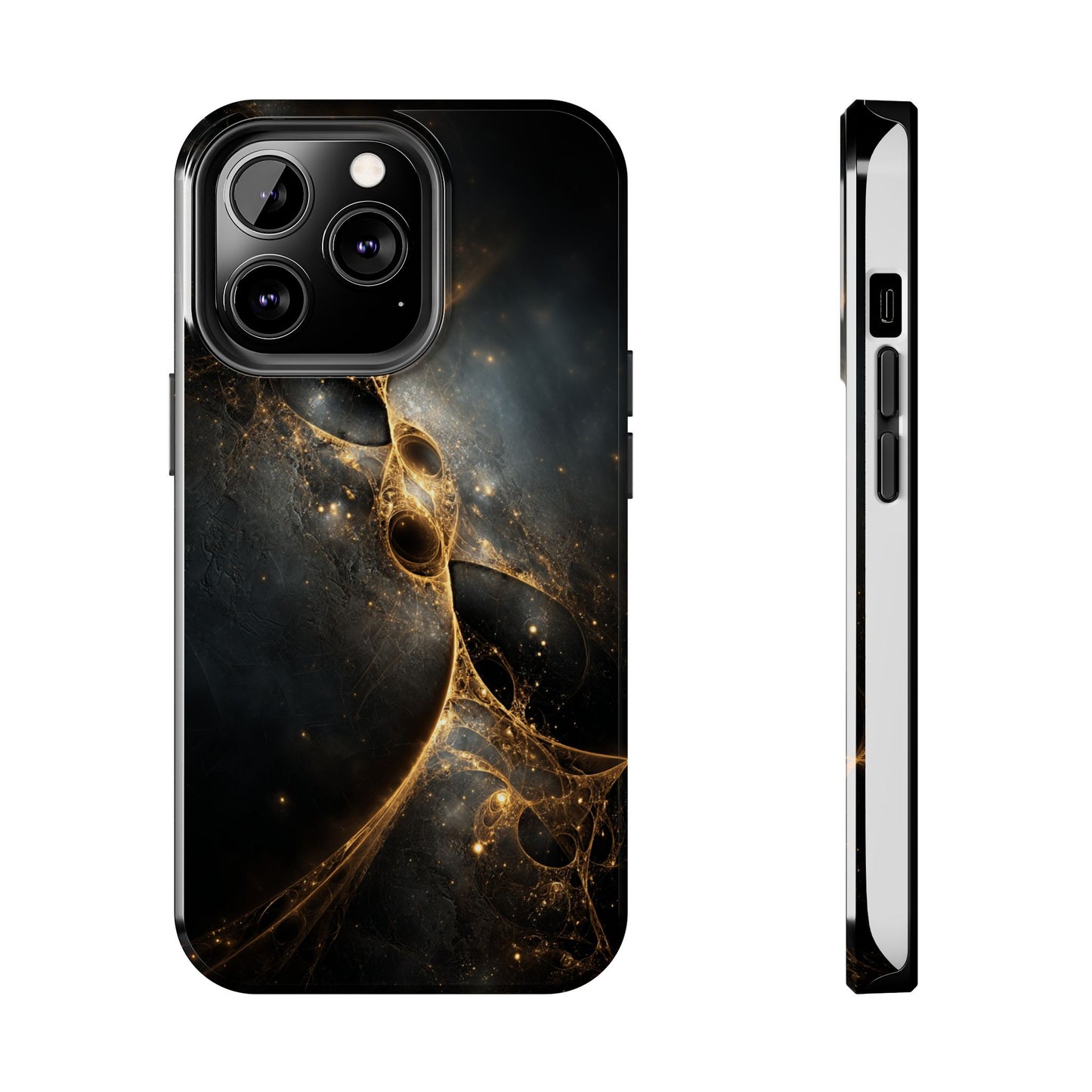 Galactic Elegance Tough Phone Case - Premium Protection for Cosmic Lovers