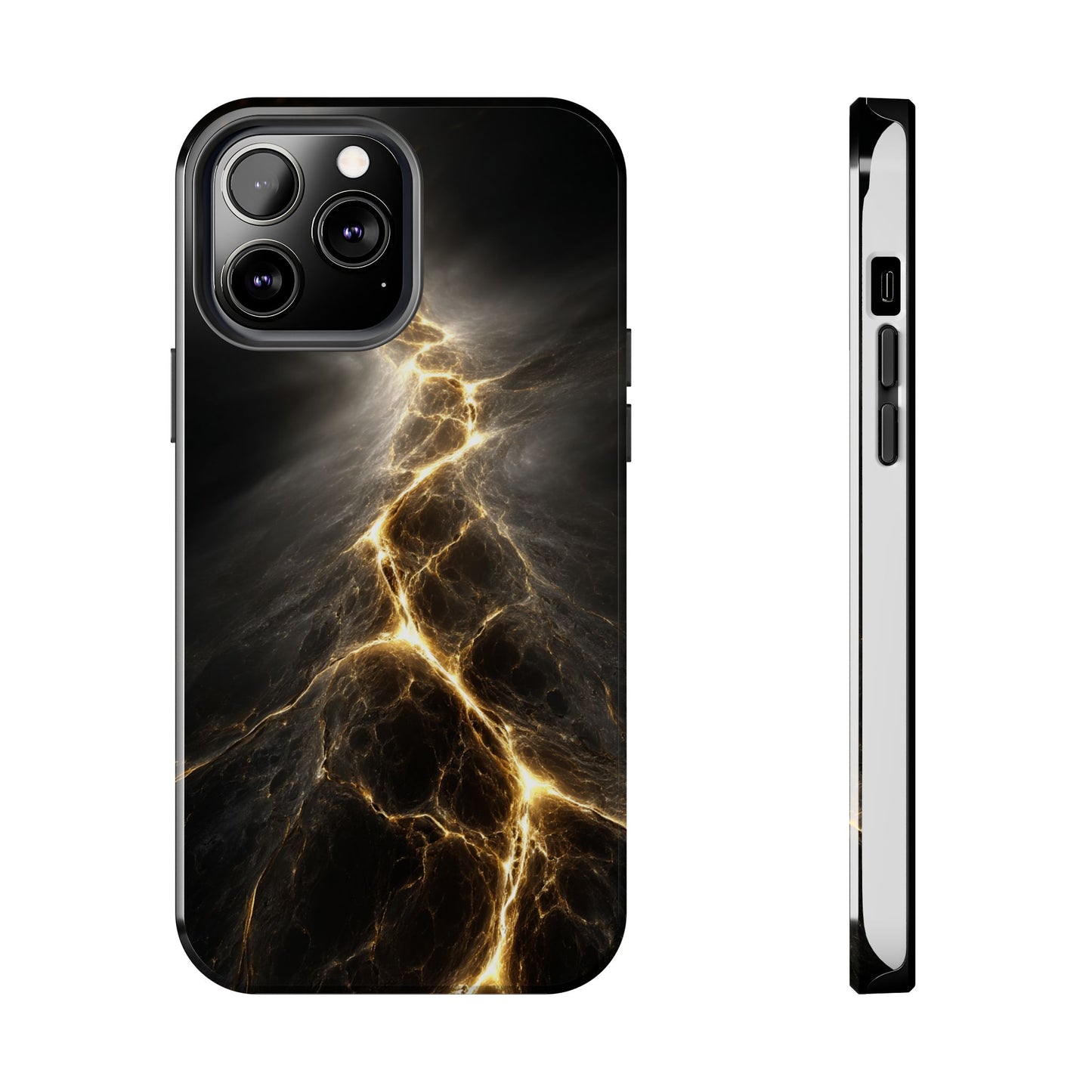 Lightning Bolt Tough Phone Case - Durable & Stylish Protection