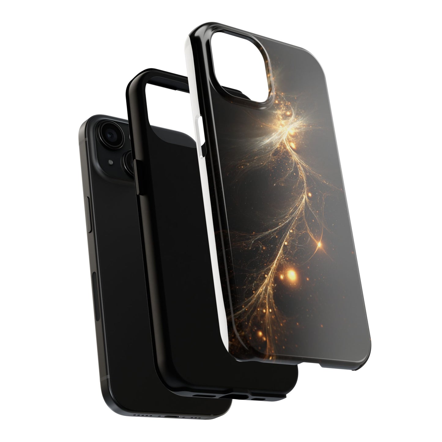 Cosmic Glow Tough Phone Case - Galaxy Design for Sci-Fi Lovers