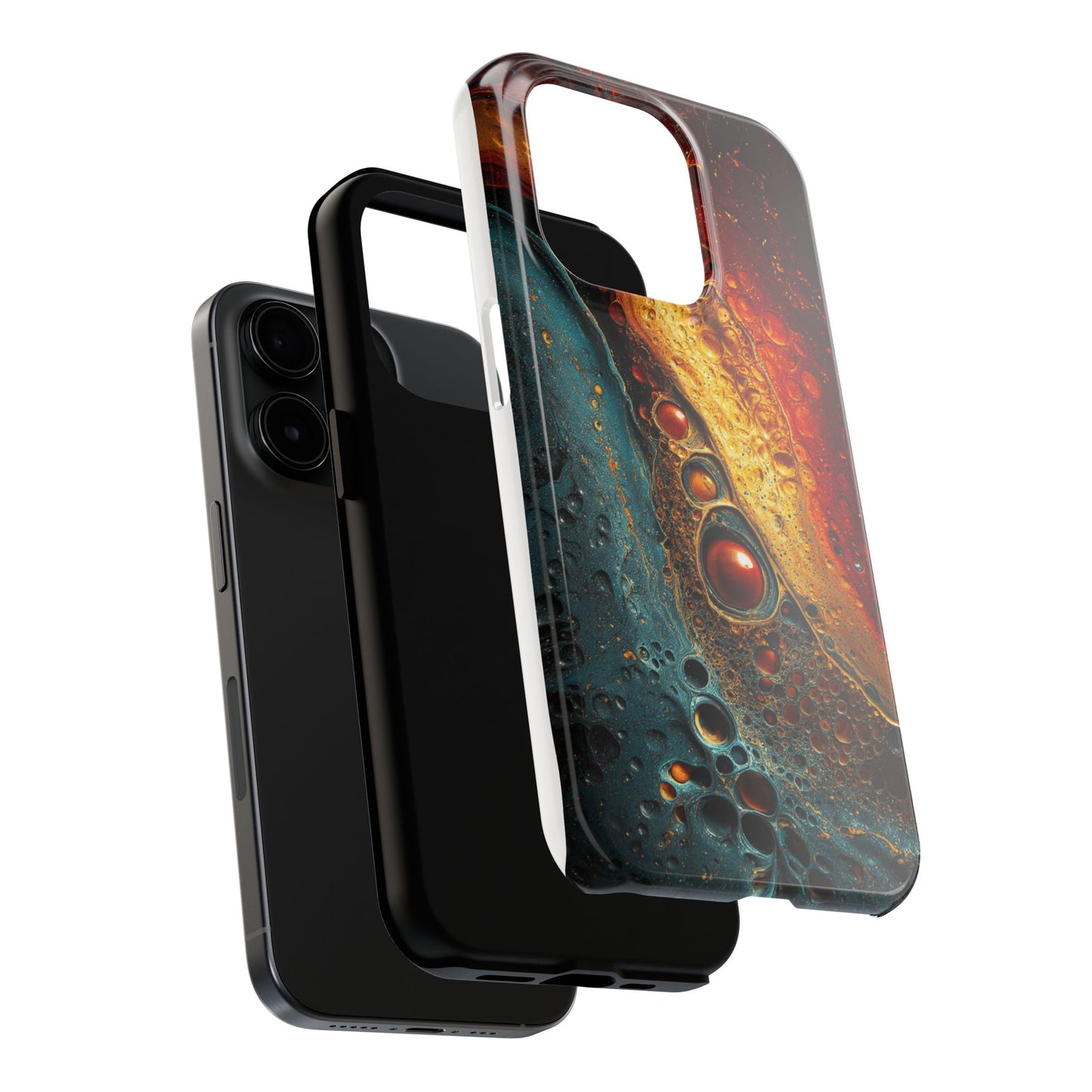 Abstract Colorful Tough Phone Case - Protective Cover with Unique Design