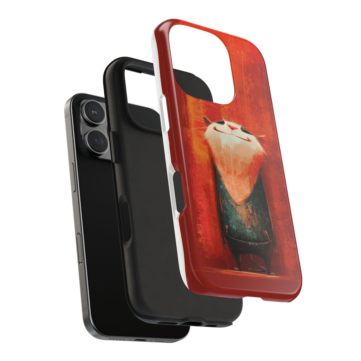 Funny Animal Tough Phone Case – Durable Protection with Whimsical Design
