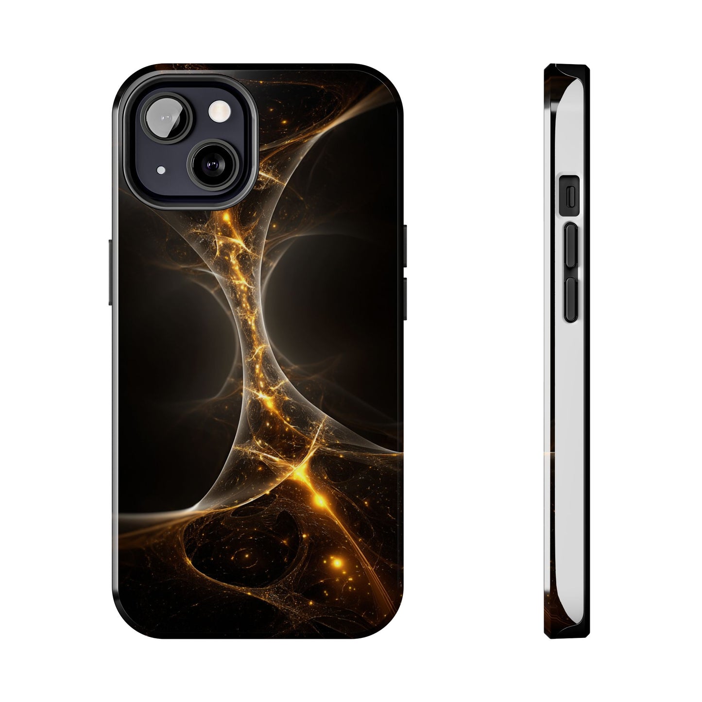 Cosmic Glow Tough Phone Case - Durable Protection with Stellar Design