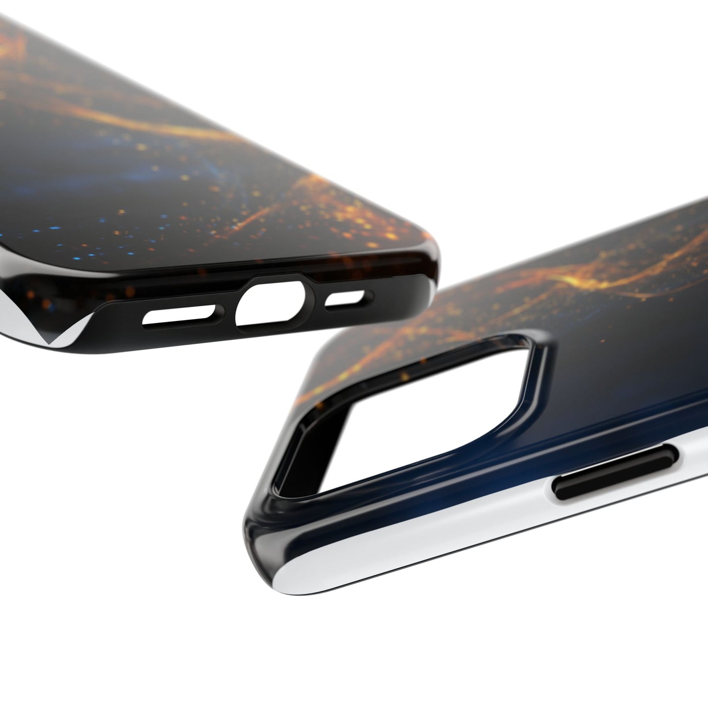 Galaxy Sparkle Tough Phone Case - Durable Protection with Elegant Design