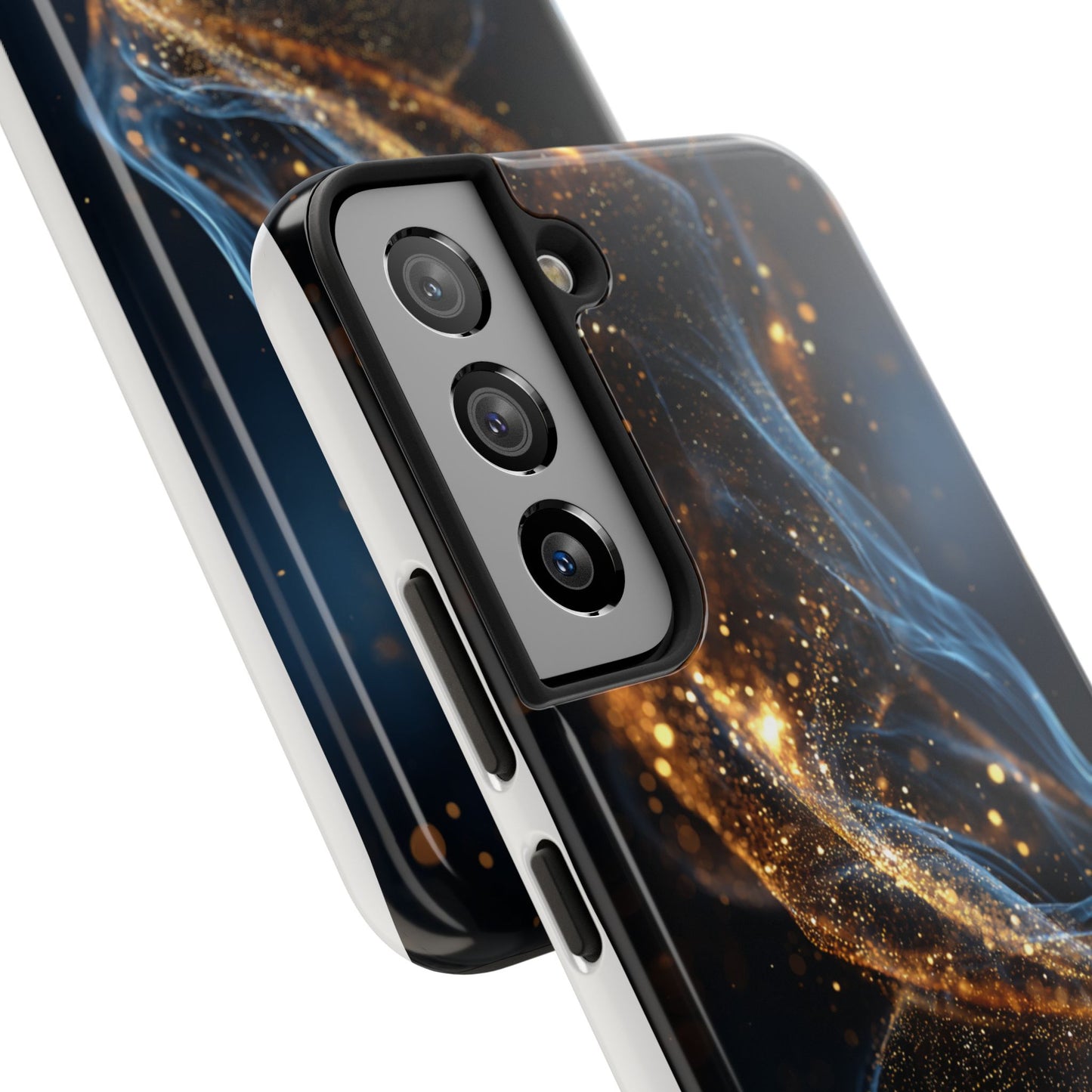 Elegant Gold Swirl Tough Phone Case – Durable & Stylish Protection for Your Device