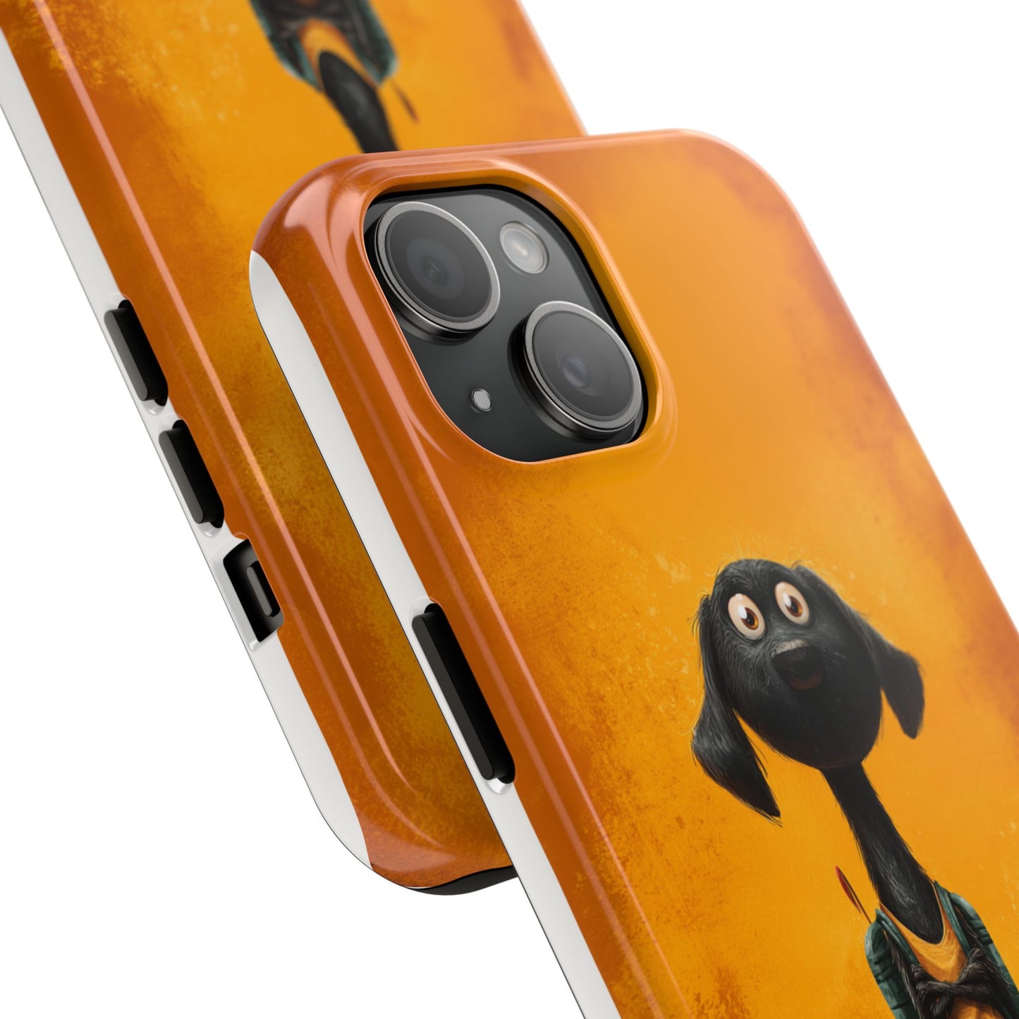 Cute Dog Art Tough Phone Case for Animal Lovers