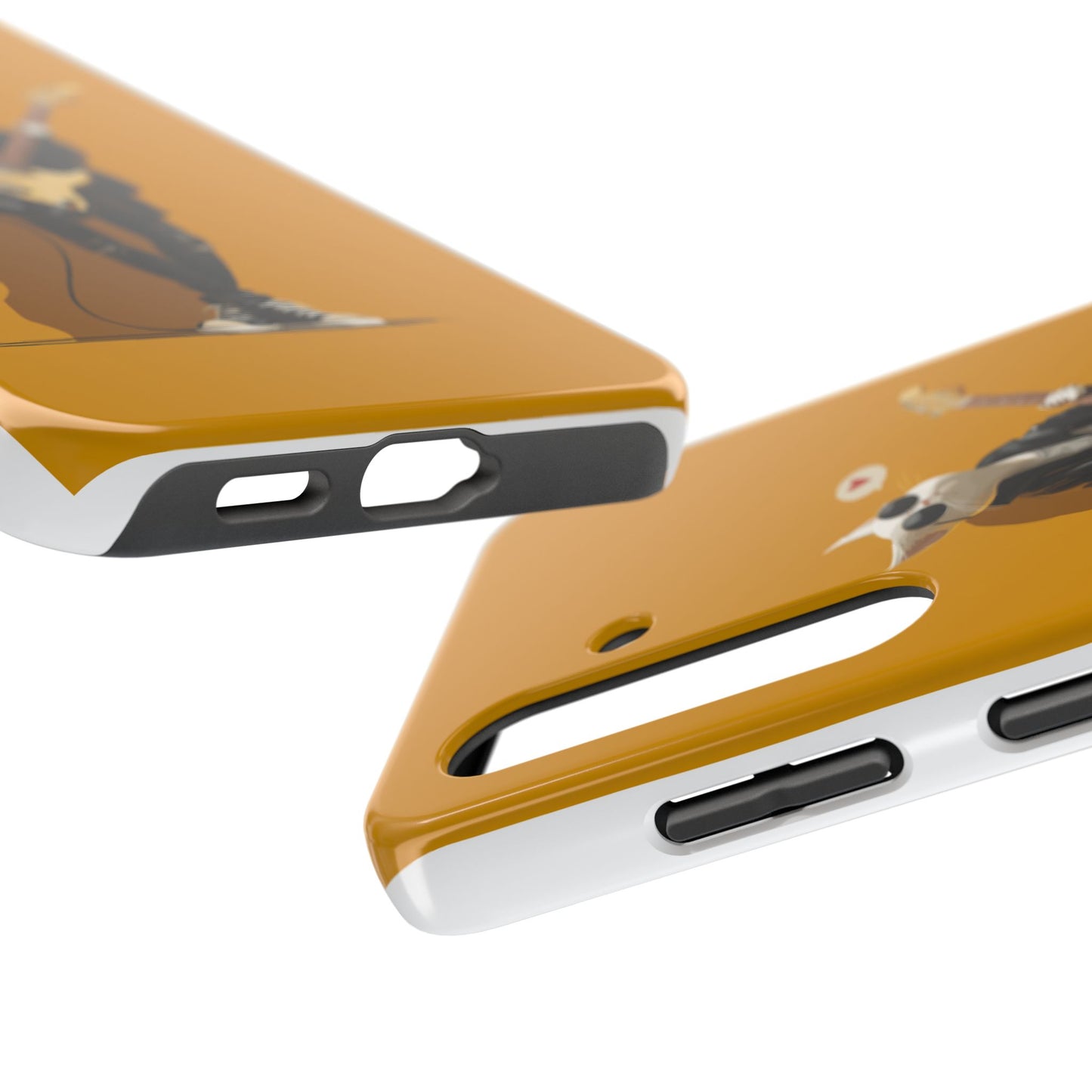 Cool Cat with Sunglasses Playing Guitar Tough Phone Case