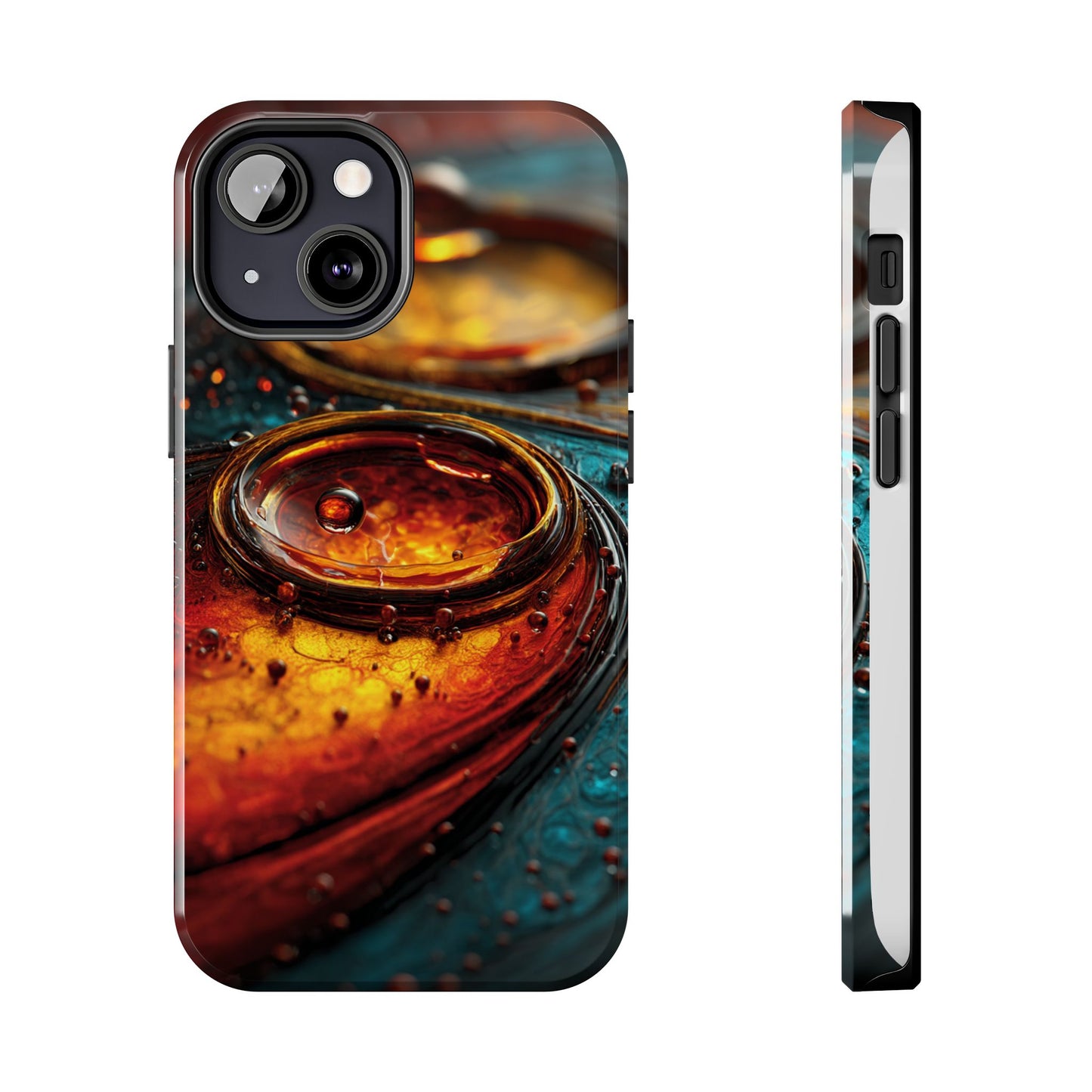 Artistic Tough Phone Case – Abstract Colorful Design for Unique Protection
