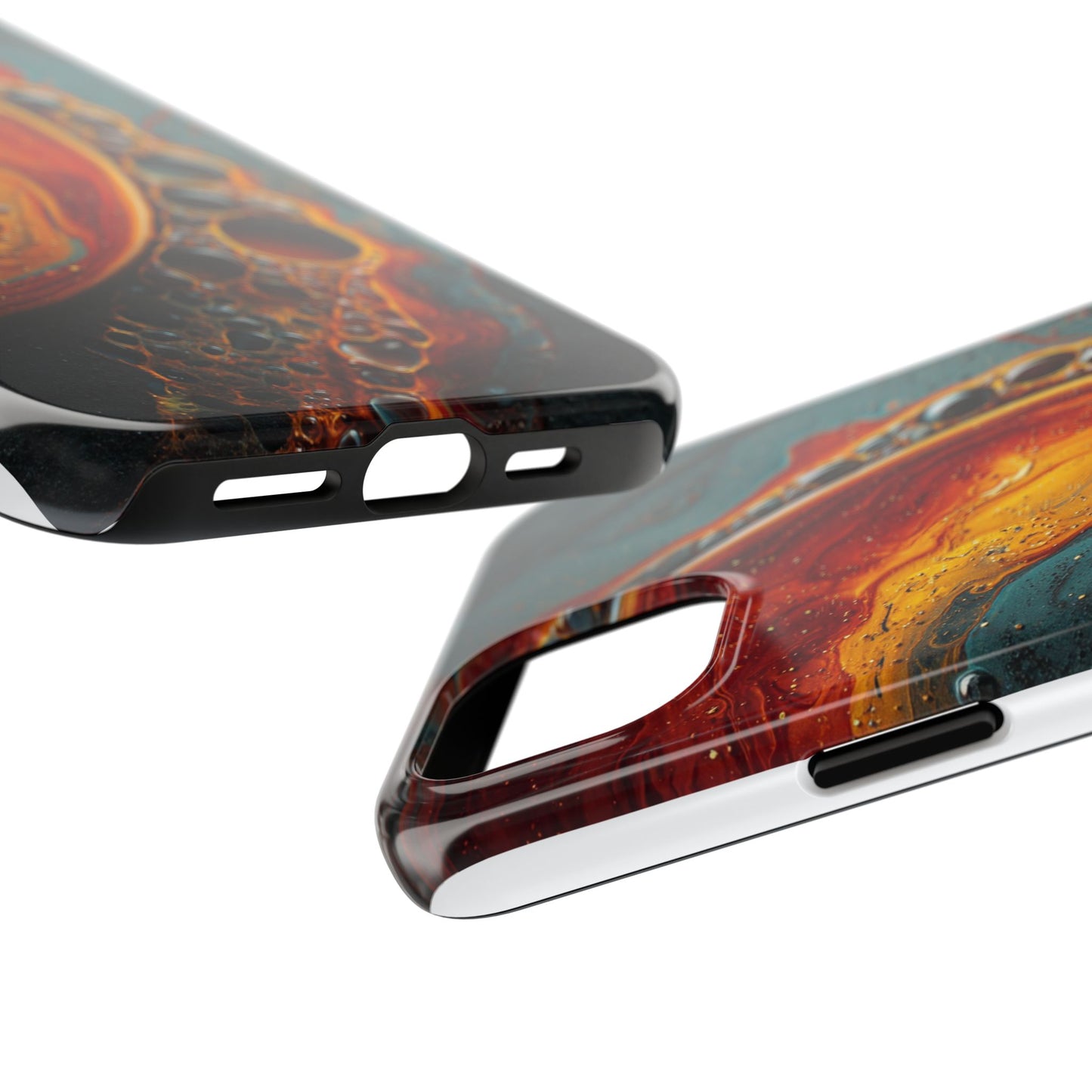 Vibrant Abstract Tough Phone Cases - Stylish Protection