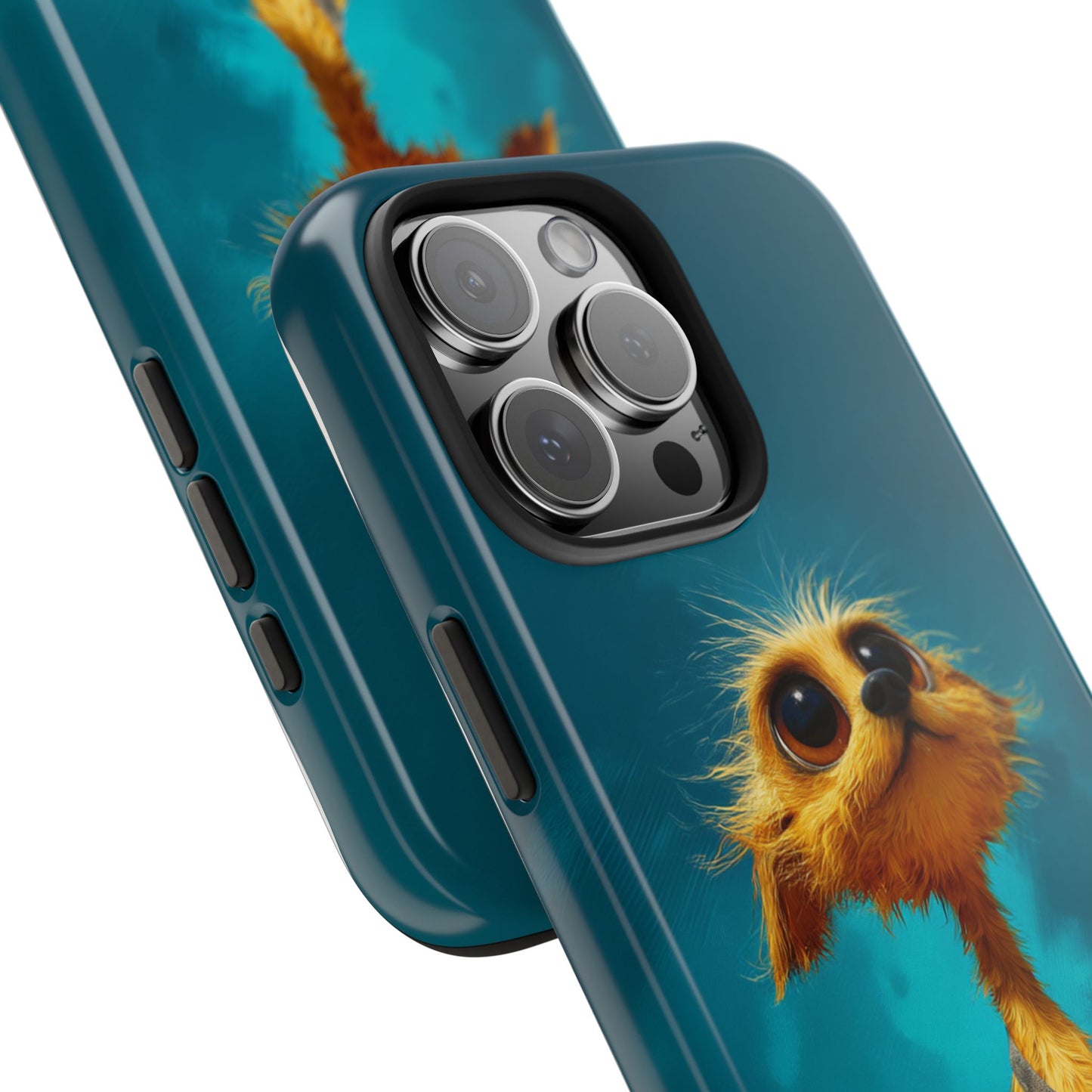 Whimsical Dog Art Tough Phone Case - Durable and Stylish Protection for Pet Lovers