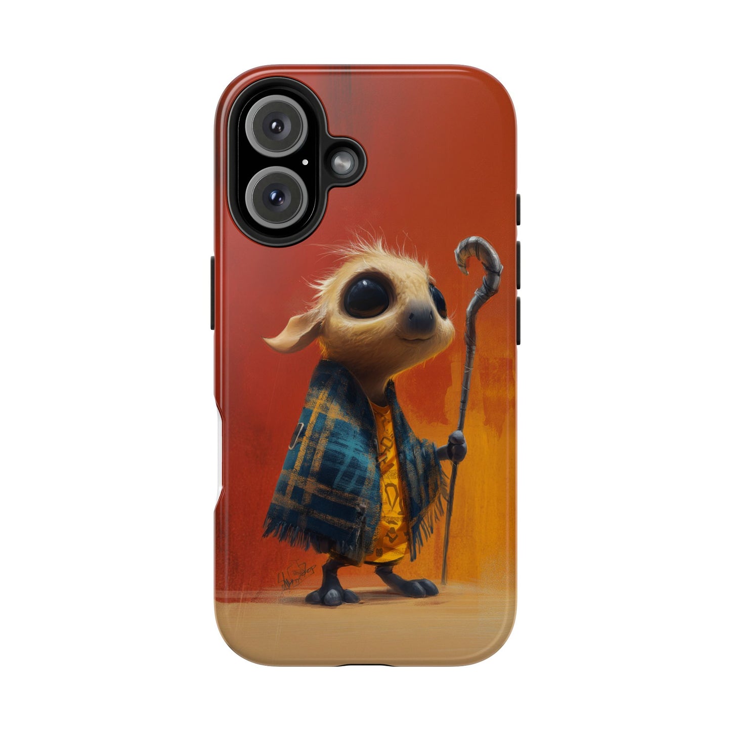 Whimsical Tough Phone Case - Cute Character Design for Kids & Adults