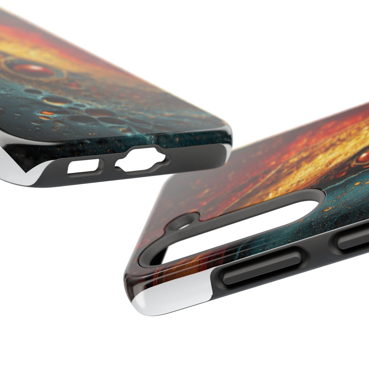 Abstract Colorful Tough Phone Case - Protective Cover with Unique Design