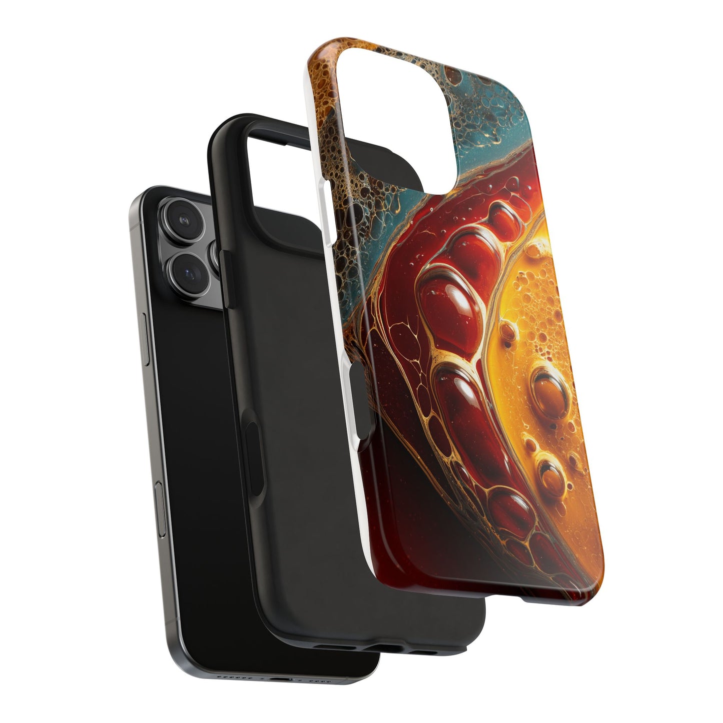 Vibrant Abstract Tough Phone Case - Colorful Protection for Your Device