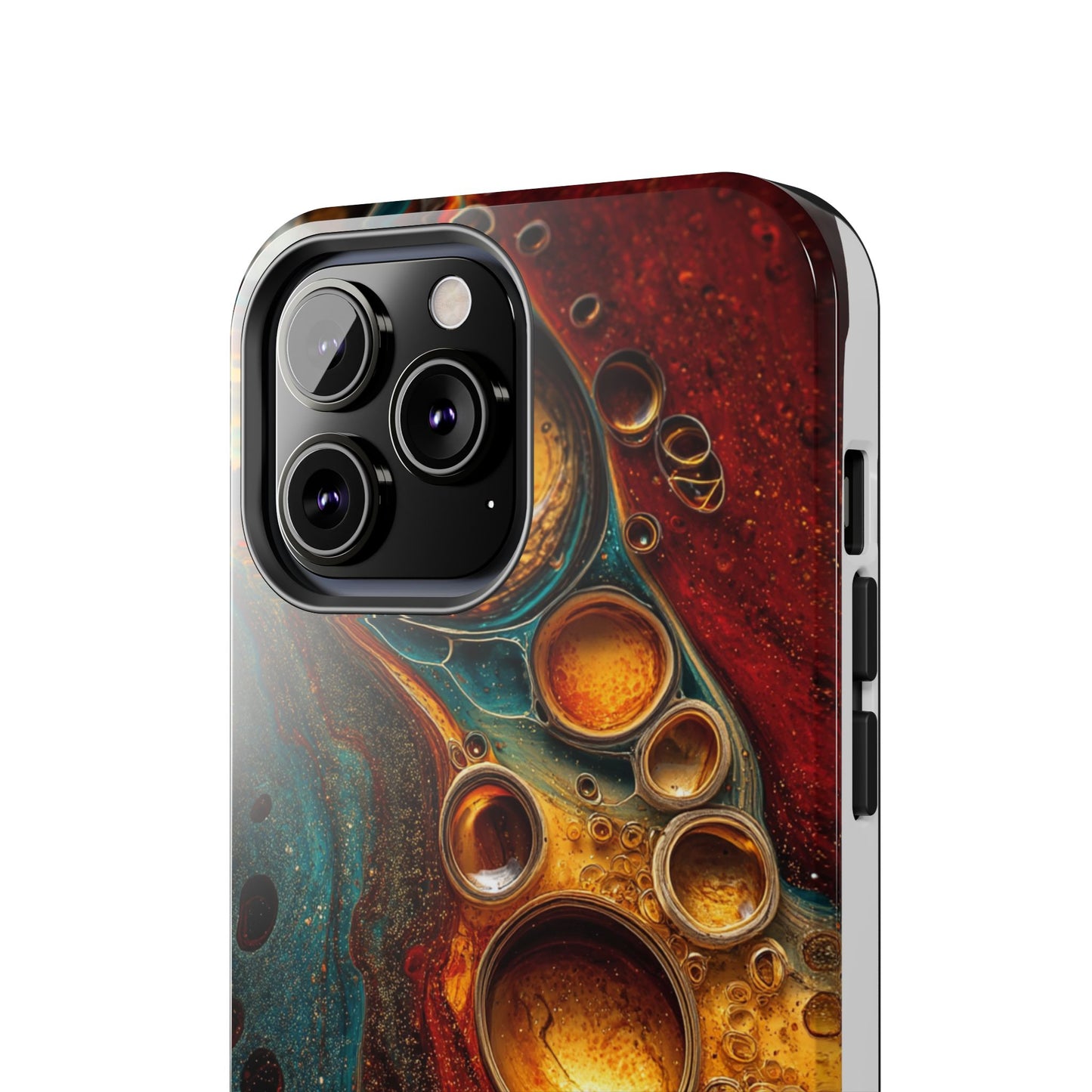 Abstract Art Tough Phone Case - Unique Colorful Design
