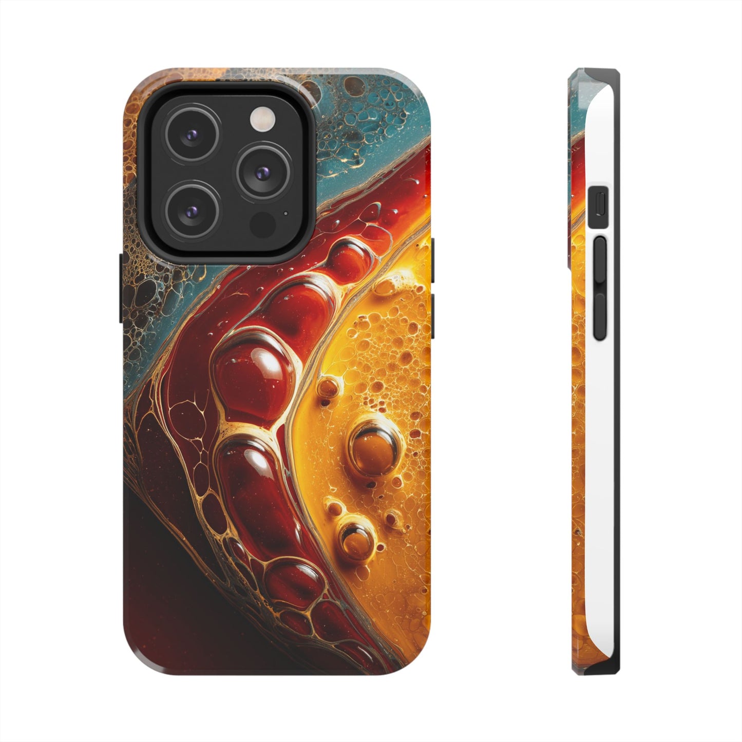 Vibrant Abstract Tough Phone Case - Colorful Protection for Your Device
